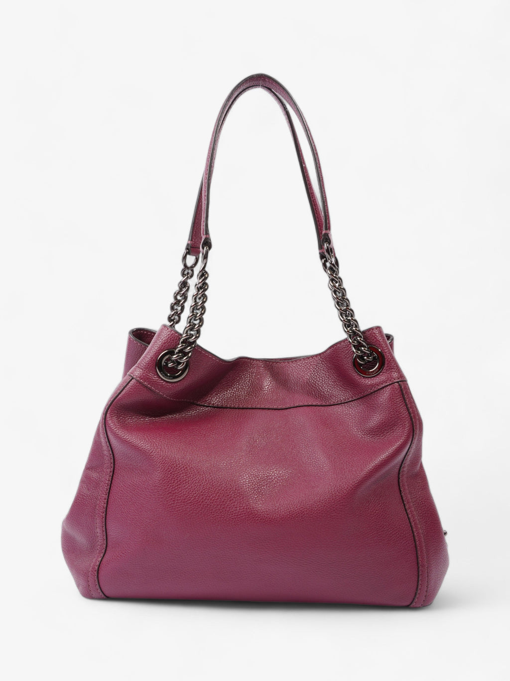 Coach Edie Turnlock Burgundy Leather