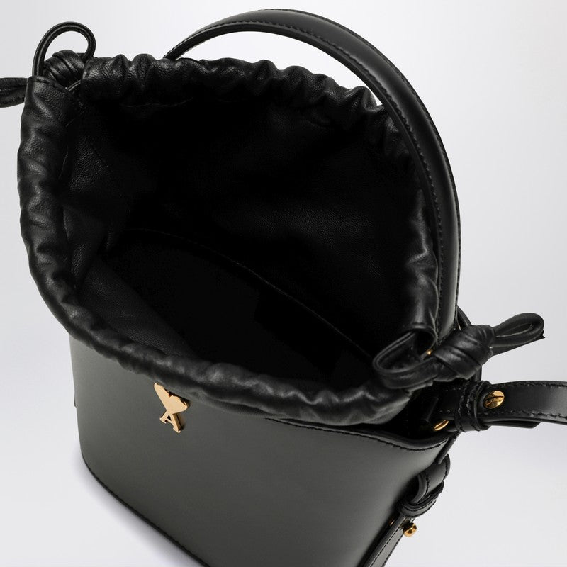 Ami Paris Black Mini Paris Paris Bucket Bag Women