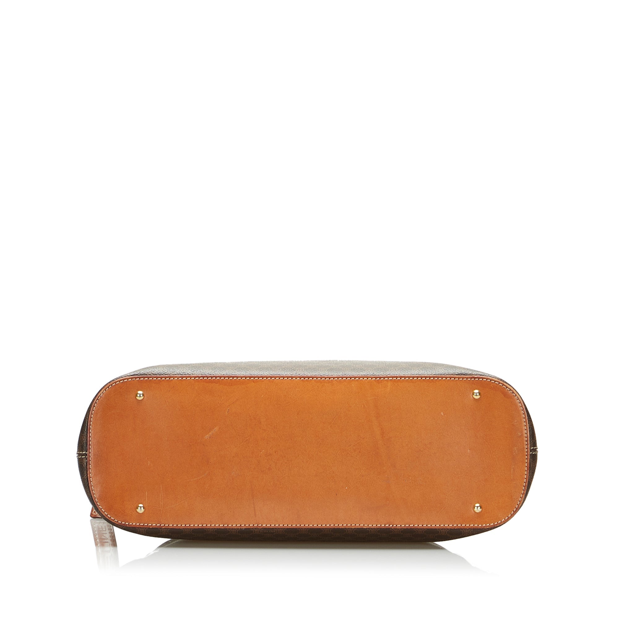 Celine Dome Brown Macadam Canvas