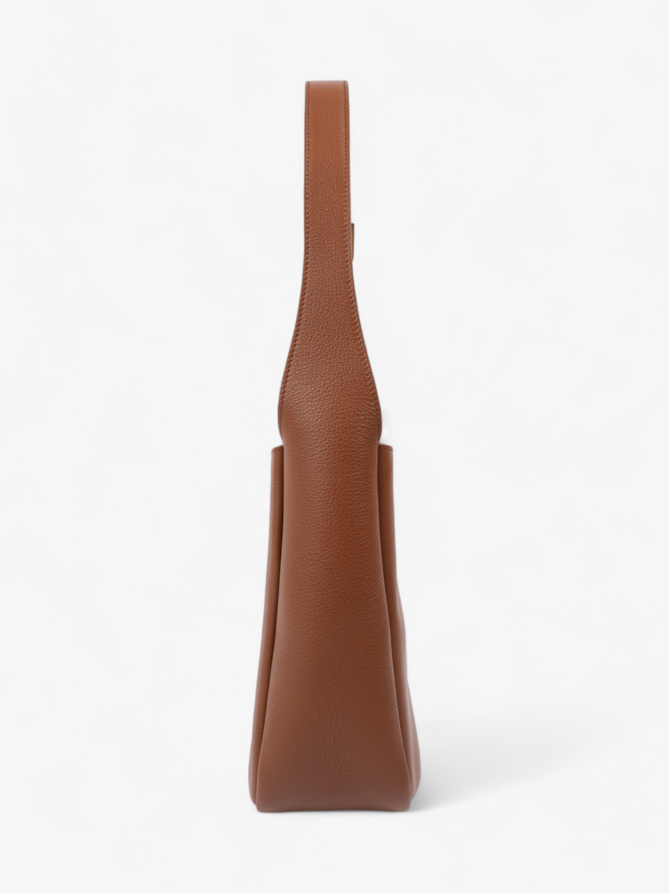 Saint Laurent Le 5 a 7 Hobo Brown Leather Small