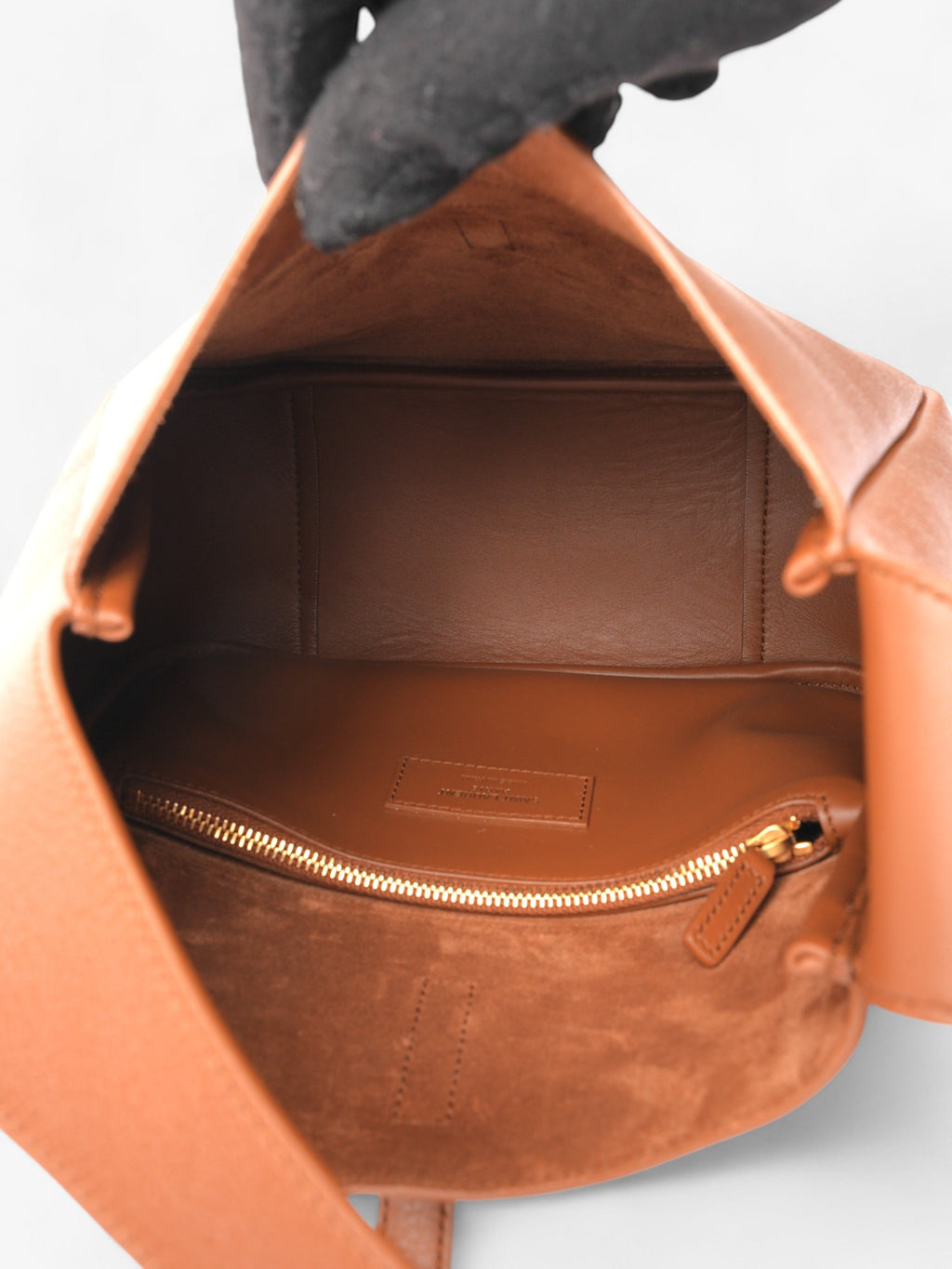 Saint Laurent Le 5 a 7 Hobo Brown Leather Small