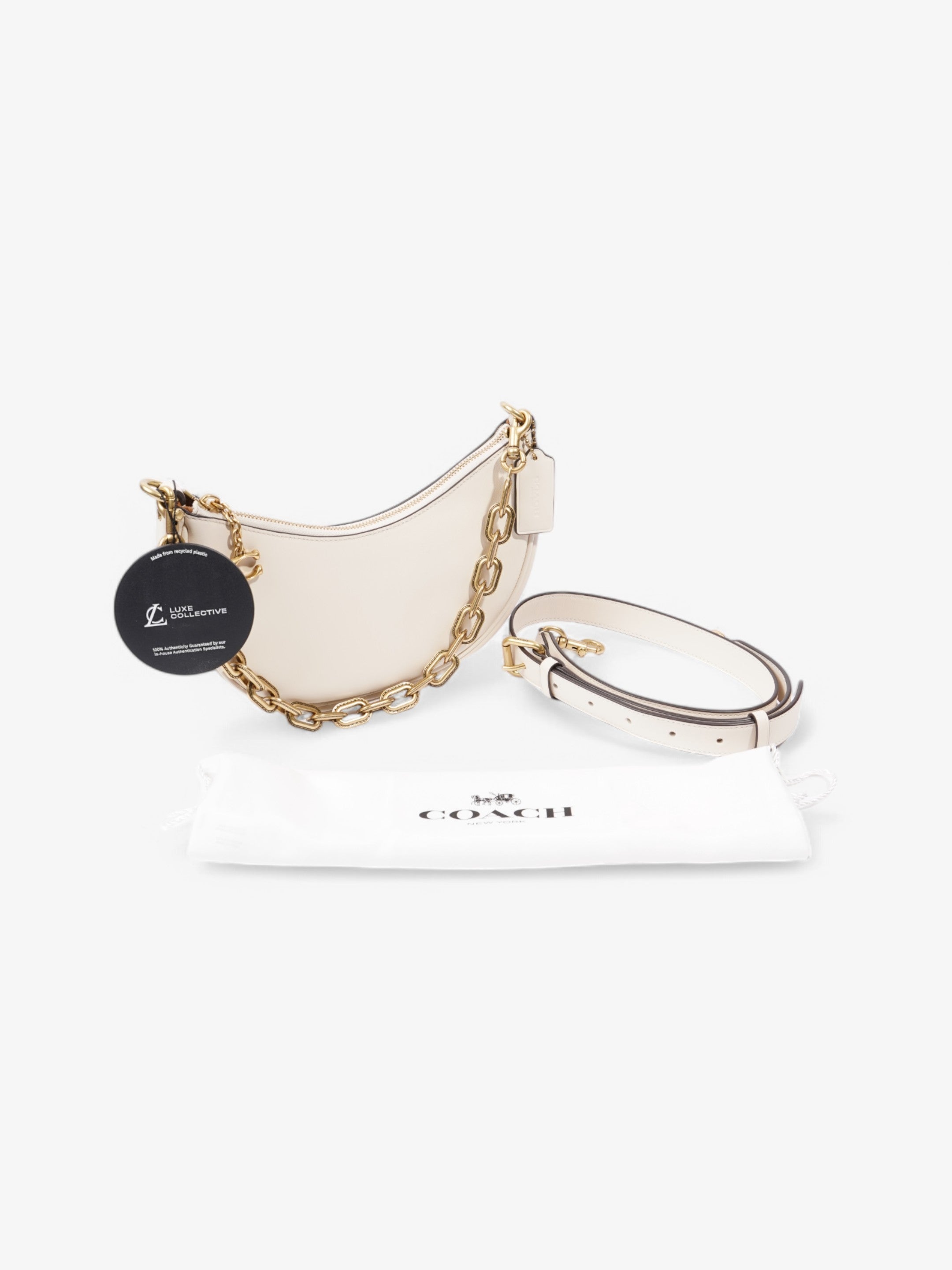 Coach Mira Shoulder Bag Cream Leather