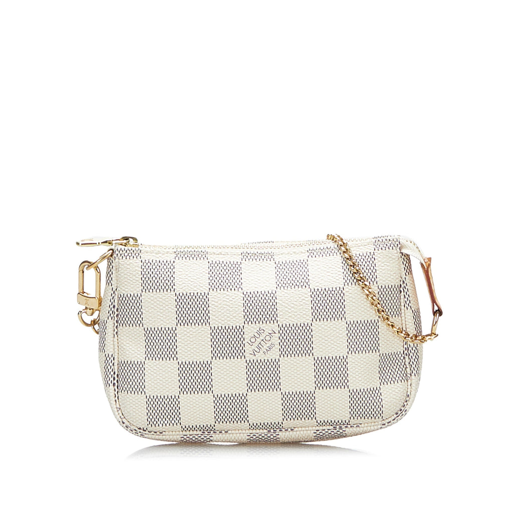 Louis Vuitton Pochette Accessoires Mini Damier Azur Canvas