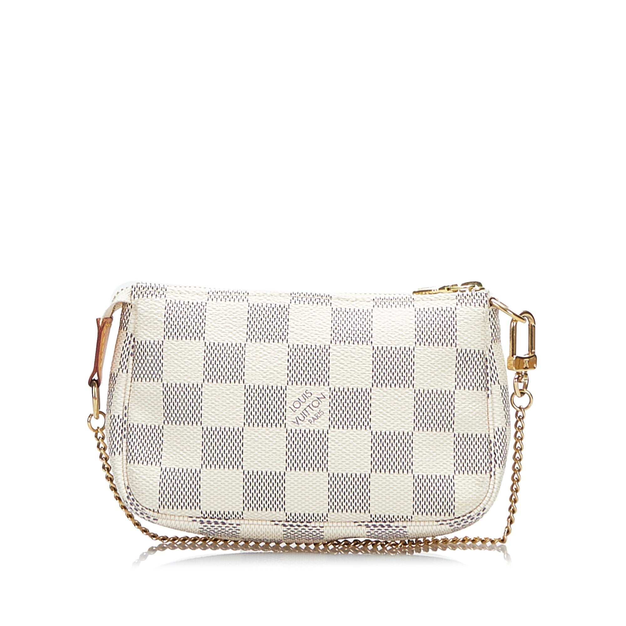 Louis Vuitton Pochette Accessoires Mini Damier Azur Canvas