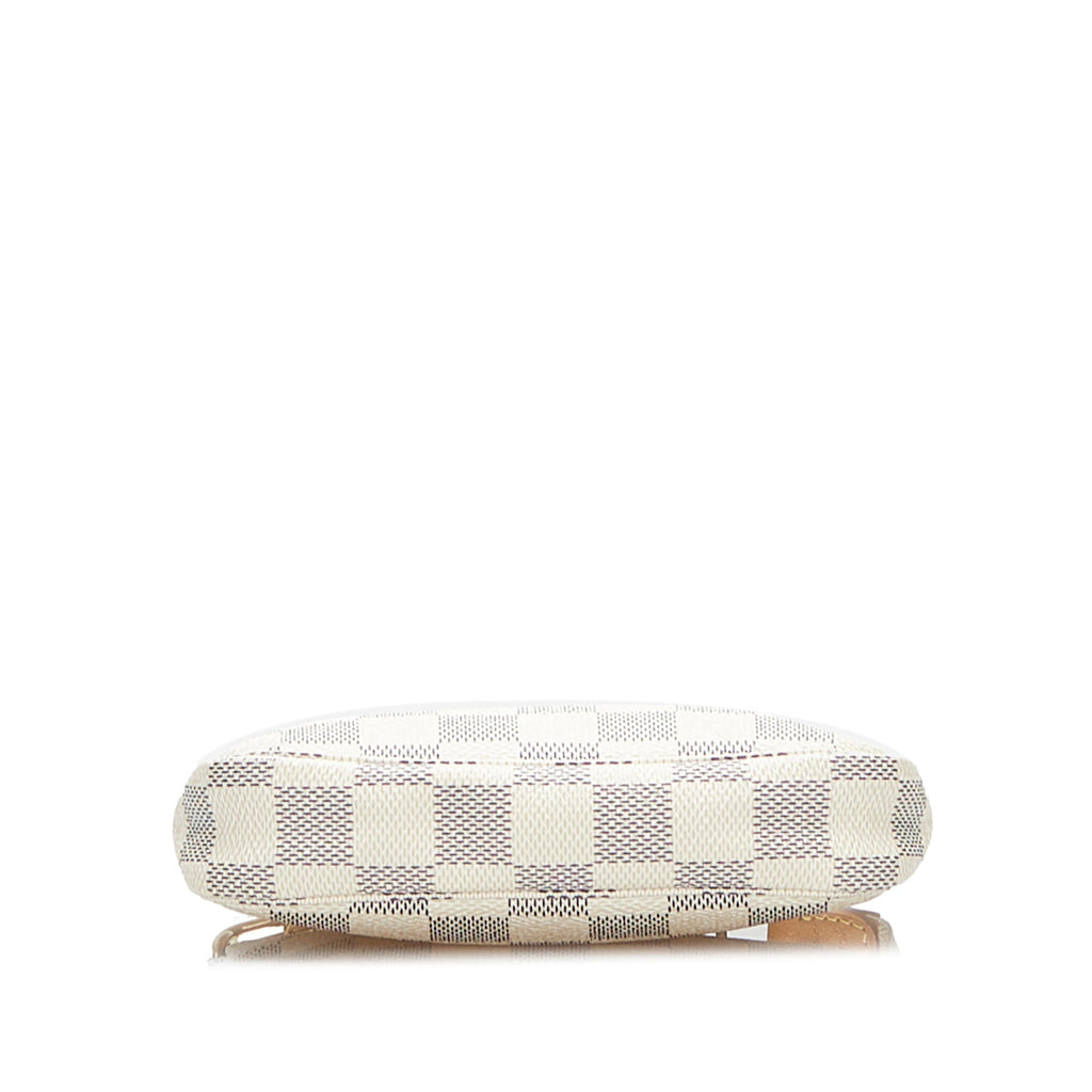Louis Vuitton Pochette Accessoires Mini Damier Azur Canvas