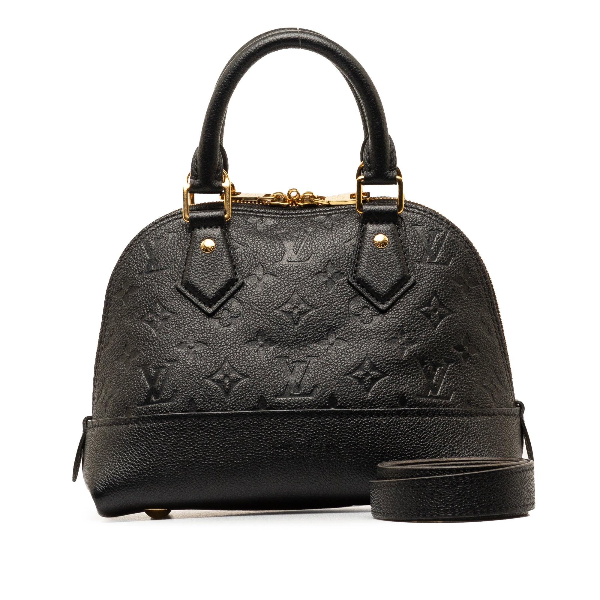 Black Louis Vuitton Monogram Empreinte Neo Alma BB Satchel