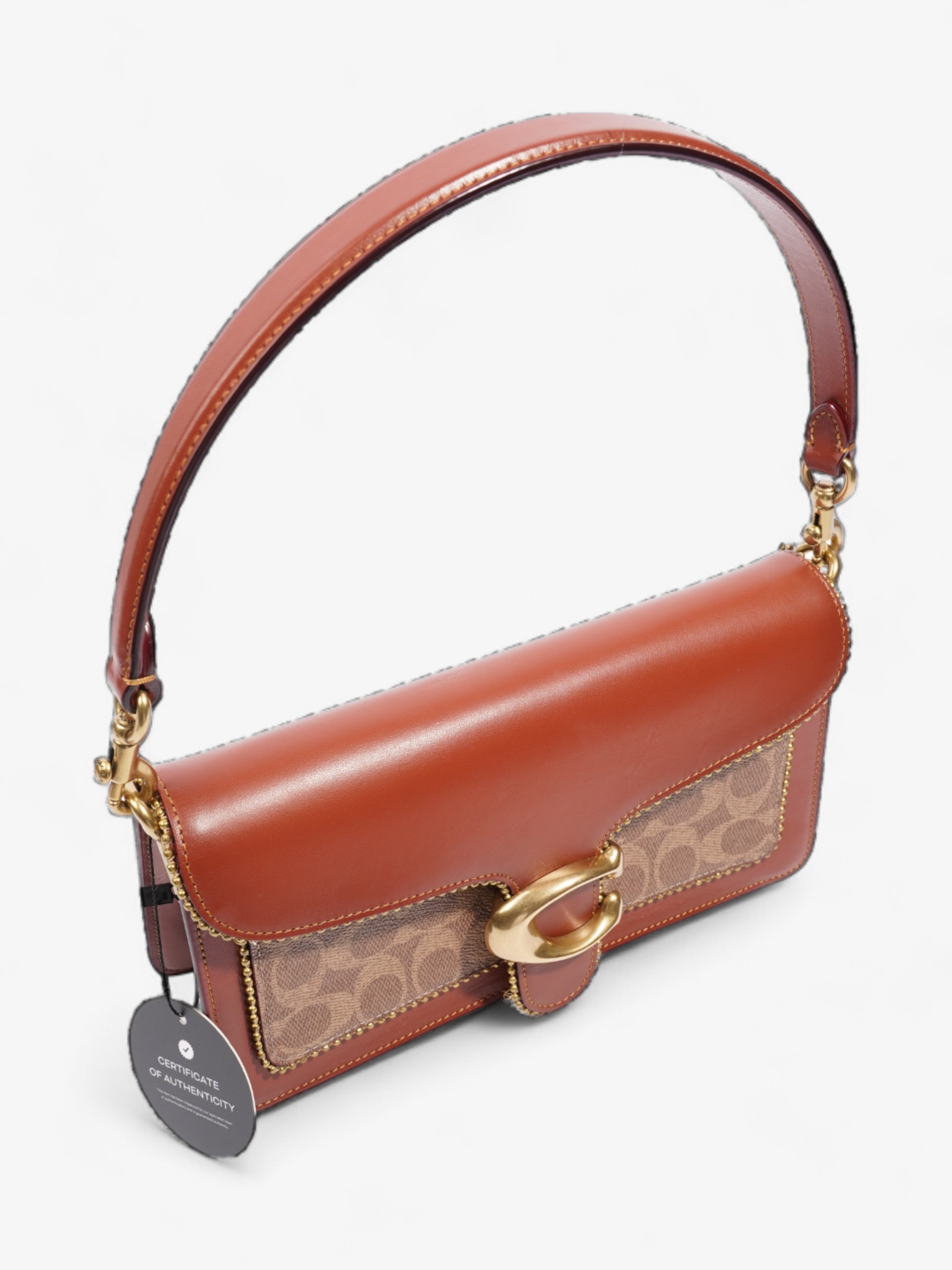 Coach Tabby Brown / Beige Leather 26