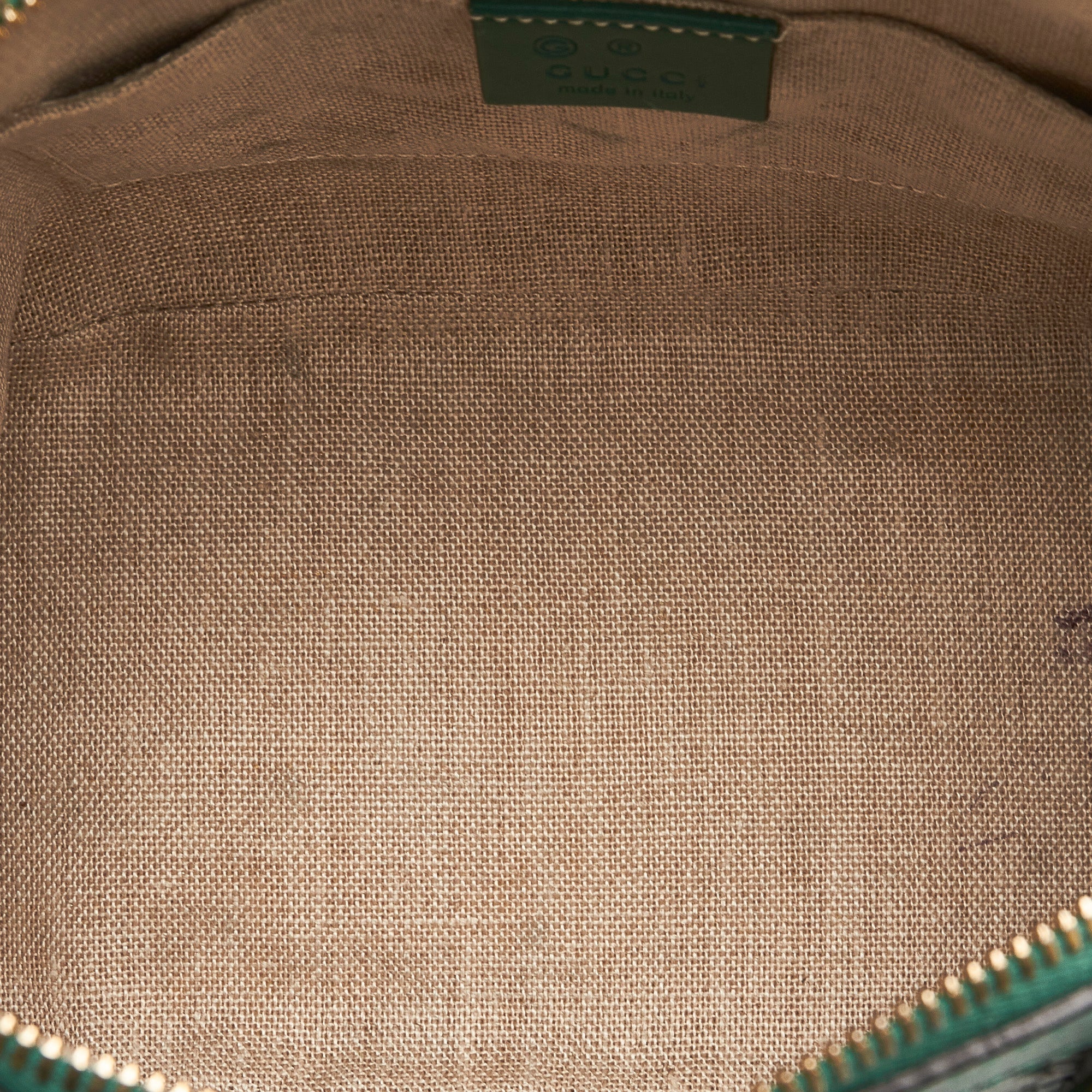 Gucci Dome Handbag Mini Teal Blue Microguccissima