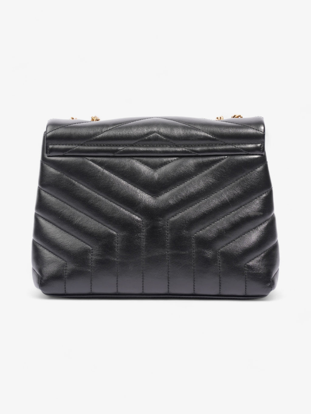 Saint Laurent LouLou Black Calfskin Leather Small