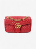 Gucci GG Marmont Red Matelasse Leather Small