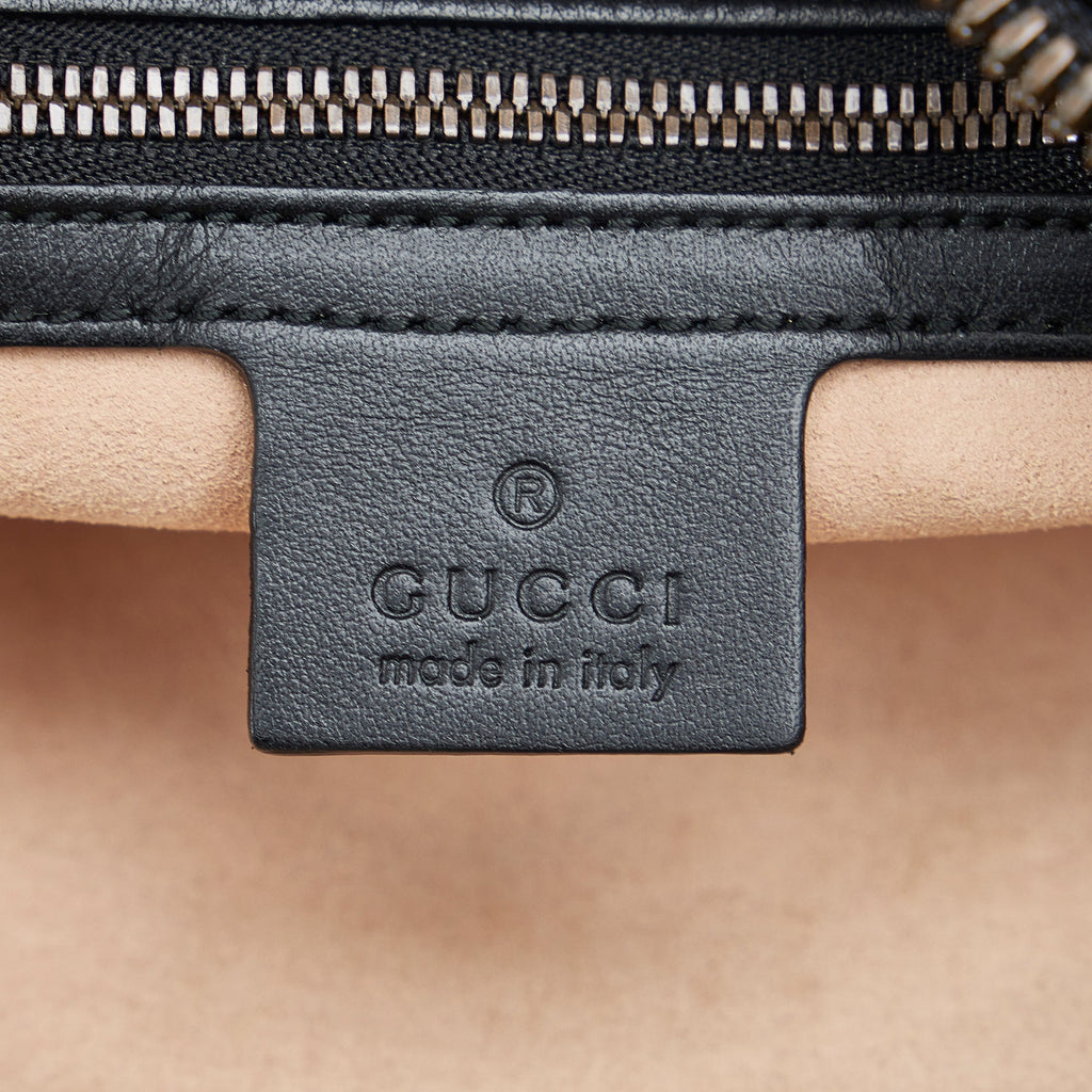 Gucci GG Marmont Square Belt Bag Black MatelassÃƒÆ’Ã‚Â©
