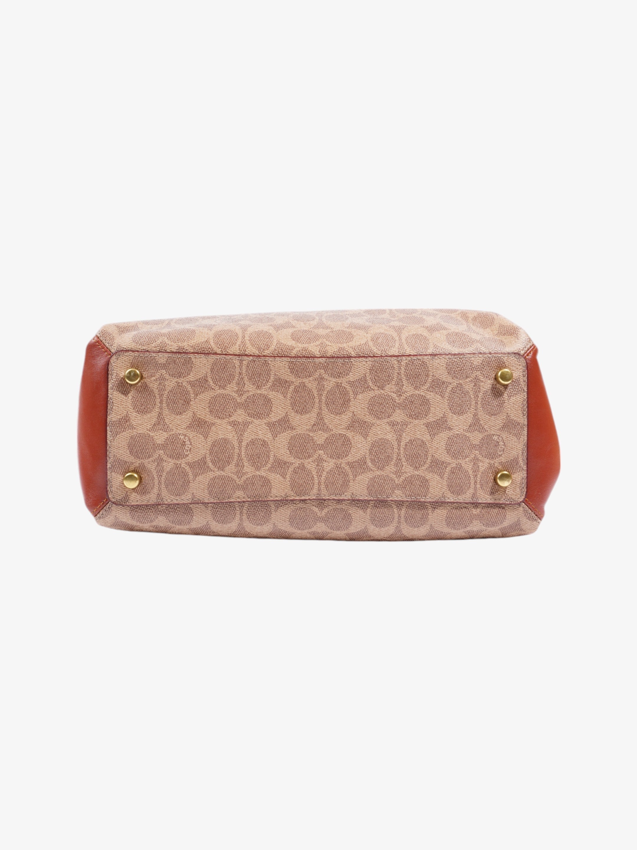 Coach Willow Brown / Beige Coated Canvas