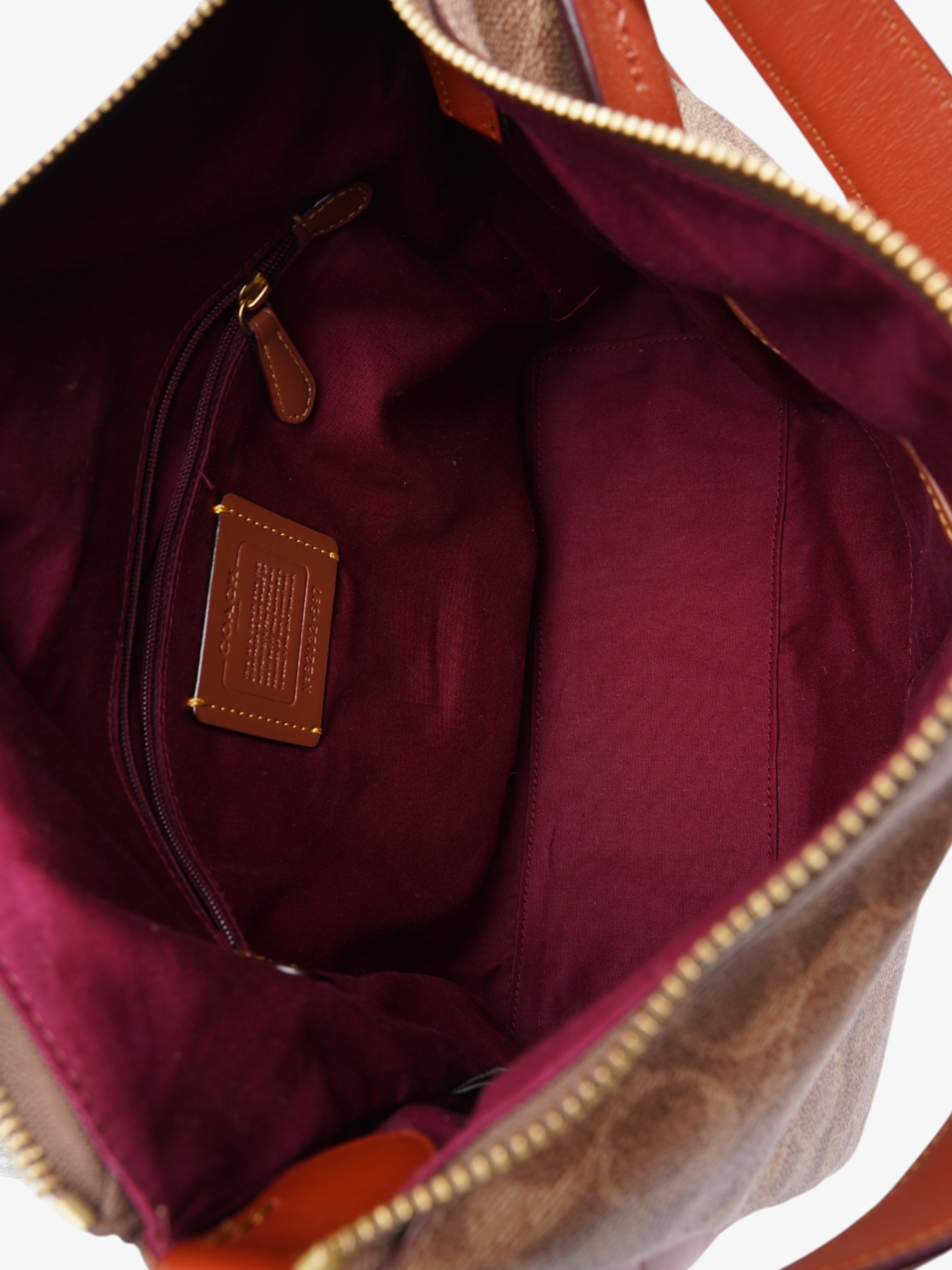 Coach Willow Brown / Beige Coated Canvas