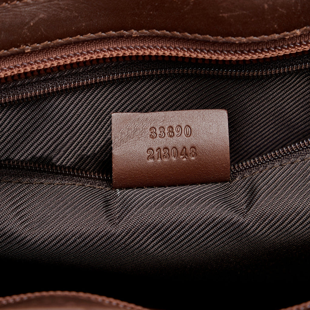 Brown Gucci GG Canvas Tote