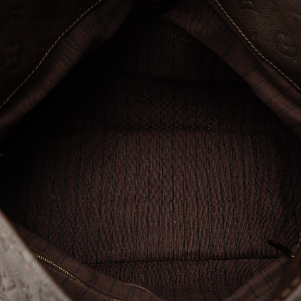 Brown Louis Vuitton Monogram Empreinte Artsy MM Hobo Bag