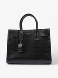 Saint Laurent Sac de Jour Black Crocodile Leather Small