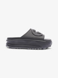 Gucci GG Platform Slides Black Rubber EU 35 UK 2