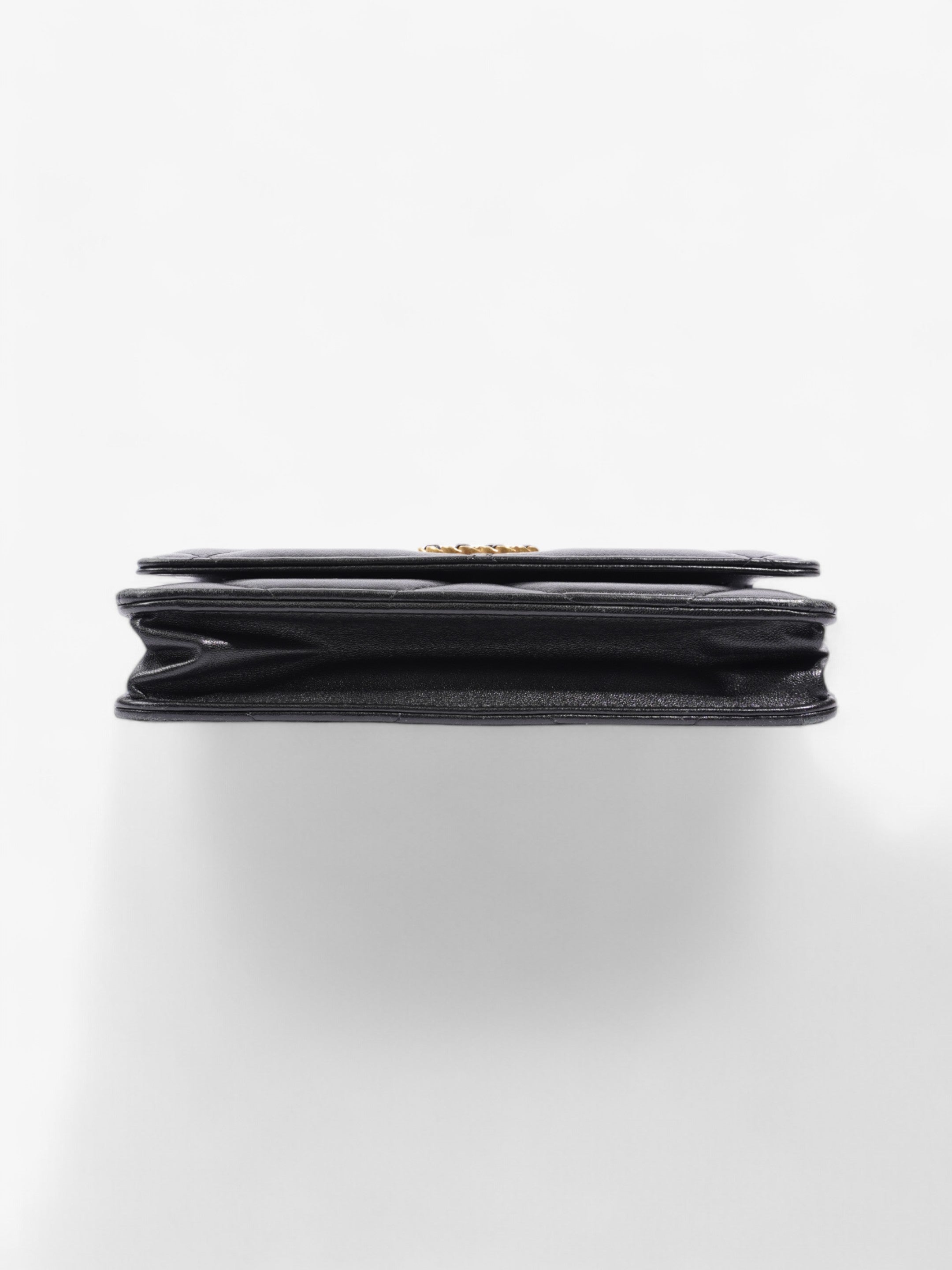 Chanel Wallet on Chain Black Lambskin Leather 19