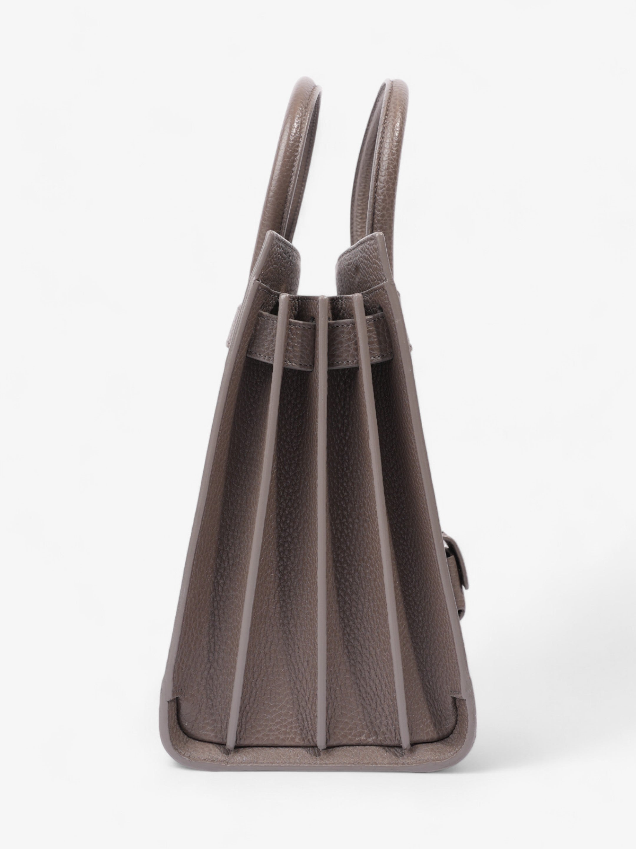 Saint Laurent Sac De Jour Grey Grained Leather Small