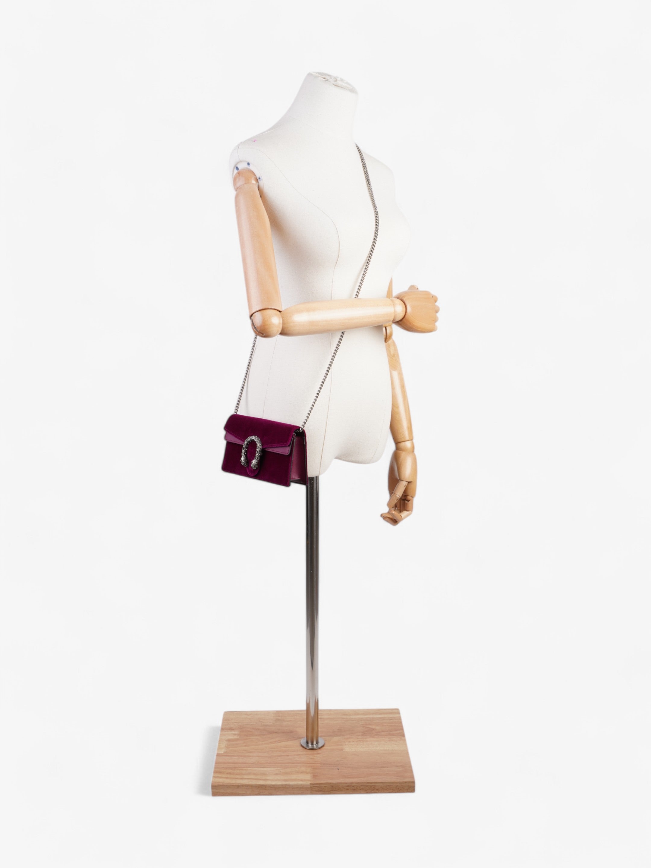 Gucci Dionysus Magneta Velvet Super Mini