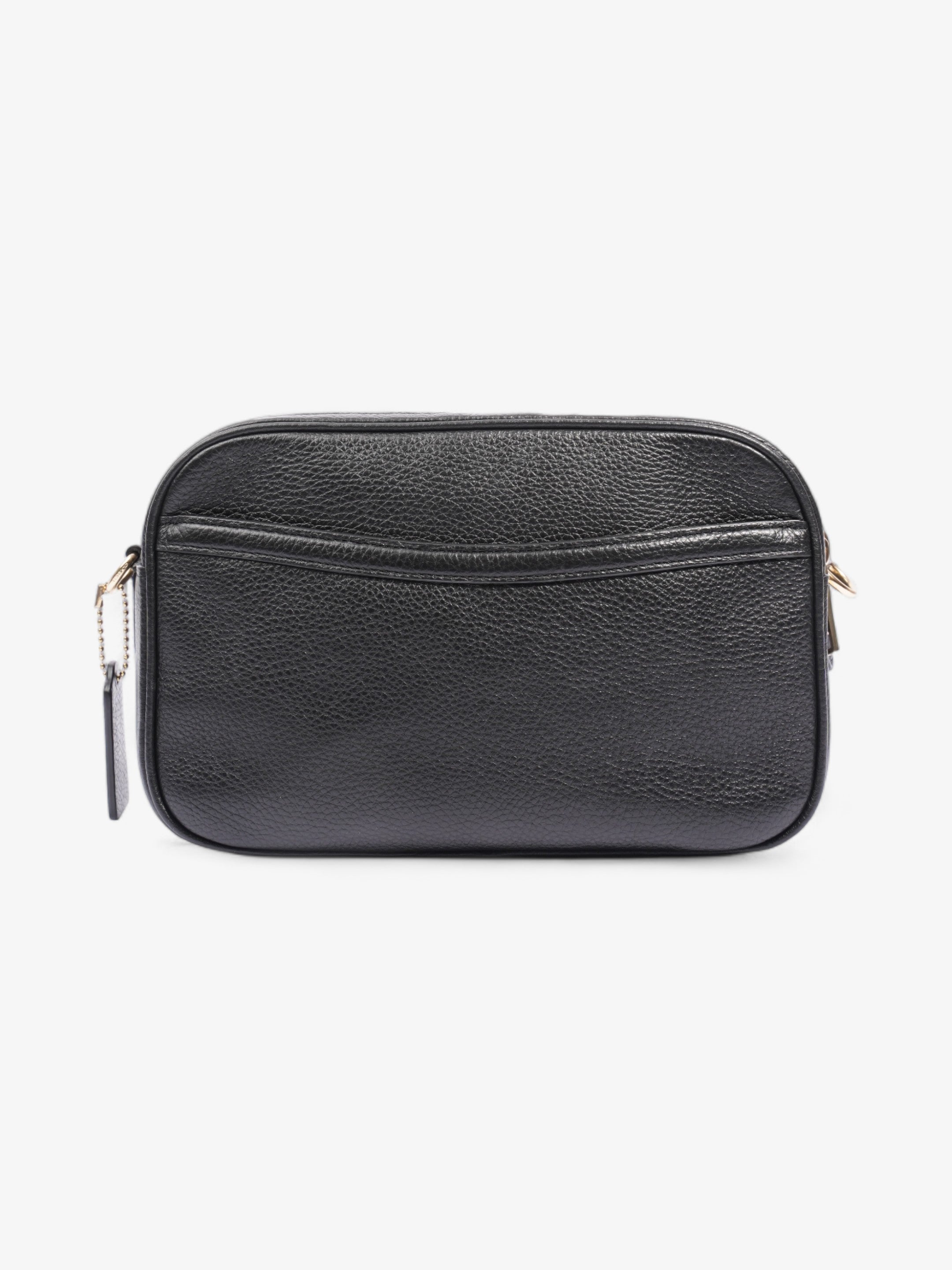 Coach Jes Carriage Logo Black Leather