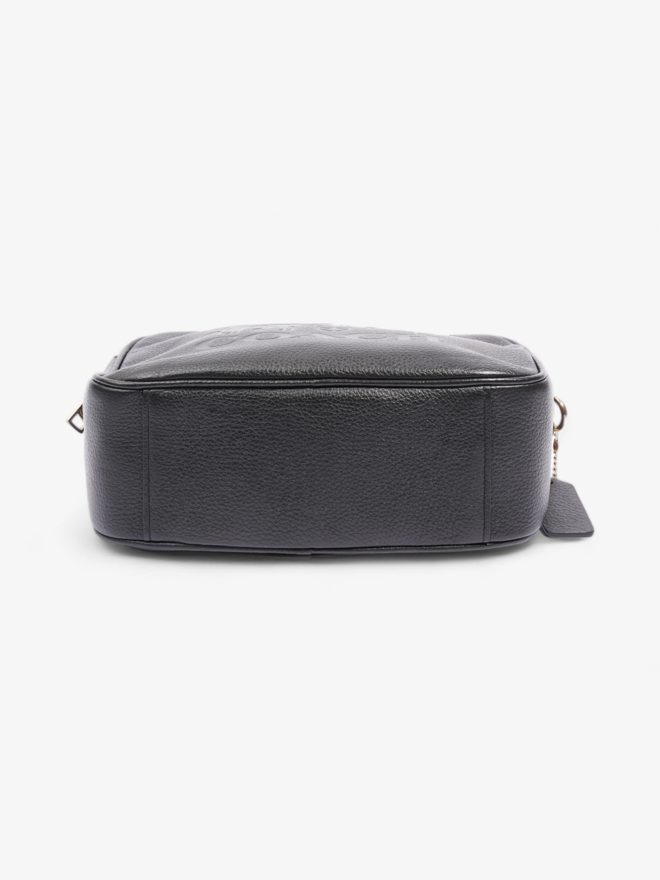 Coach Jes Carriage Logo Black Leather