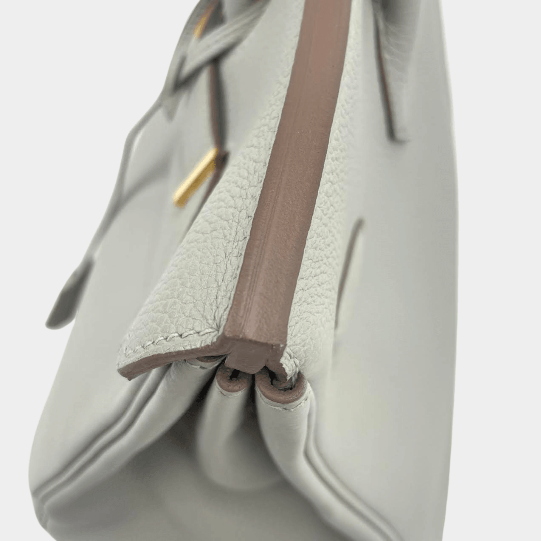 HERMÃƒÆ’Ã‹â€ S Togo Birkin 35 Gris Perle Pearl Gray w/Gold