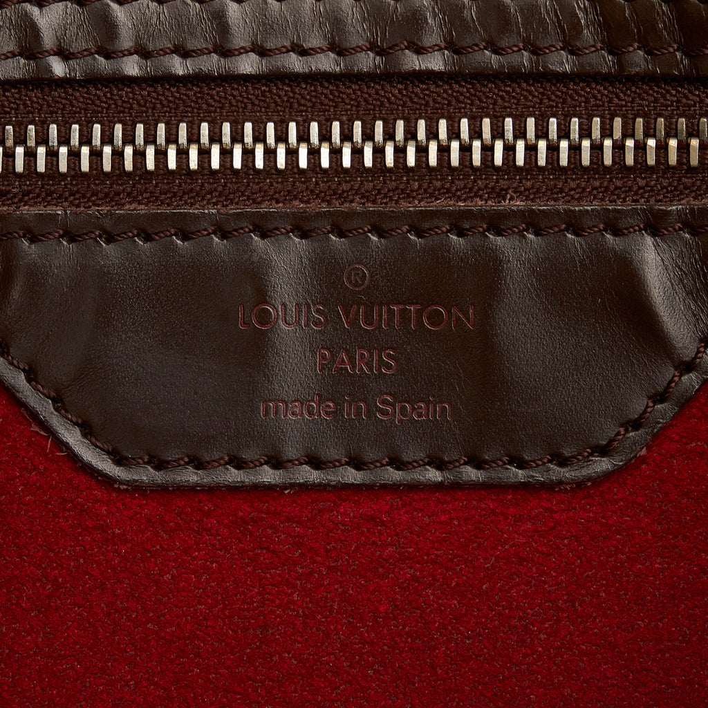 Brown Louis Vuitton Damier Ebene Hampstead MM Tote Bag