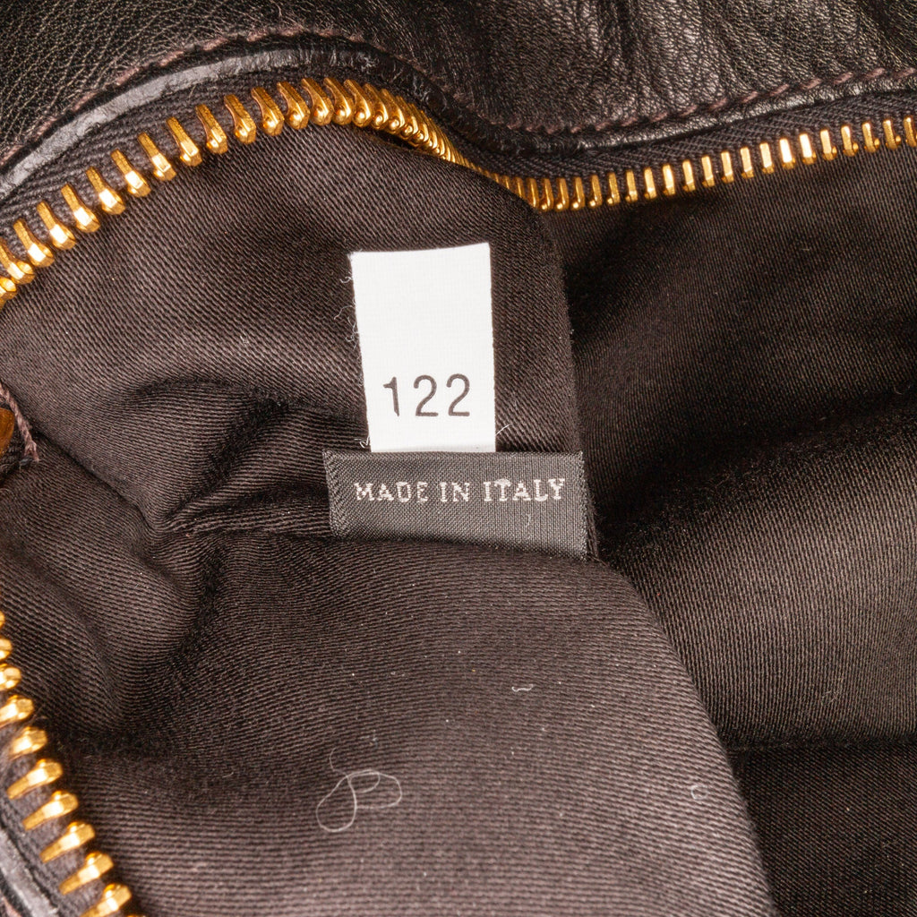 Black Miu Miu Leather Tote Bag
