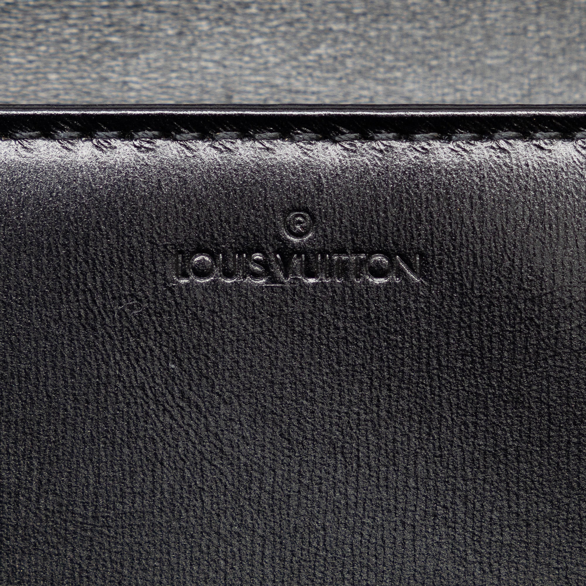 Black Louis Vuitton Opera Aegean Clutch