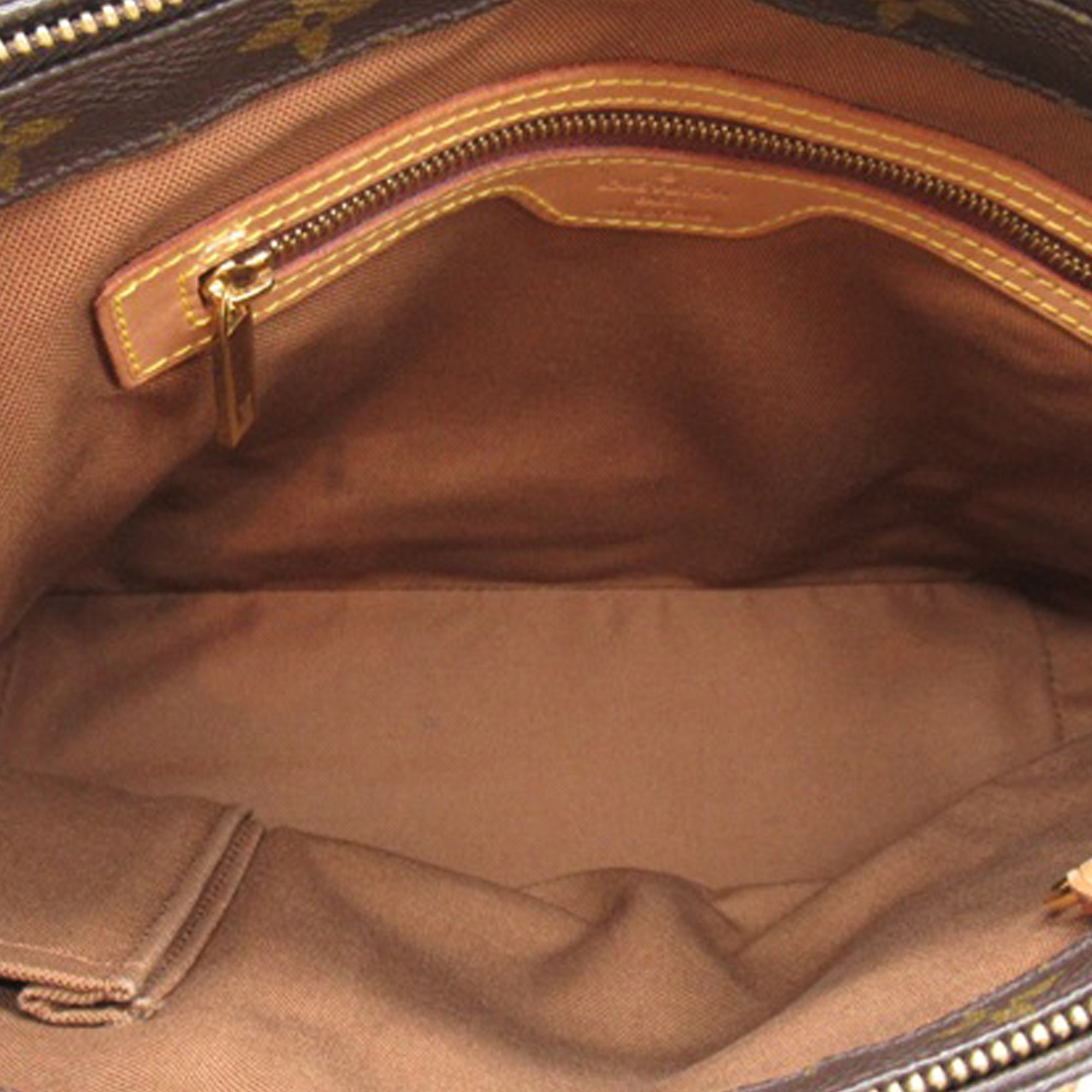 Brown Louis Vuitton Monogram Cabas Piano Tote Bag