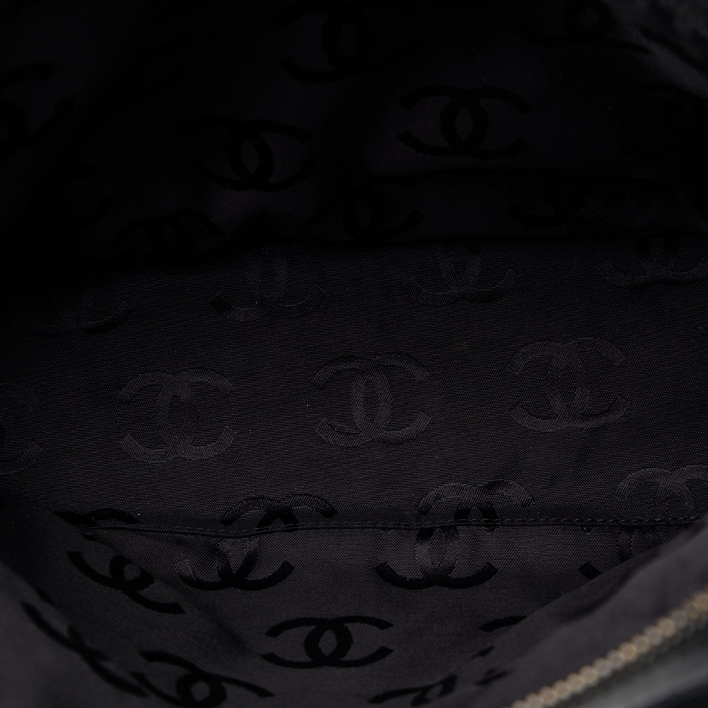 Chanel Cotton Choco Bar Shoulder Bag