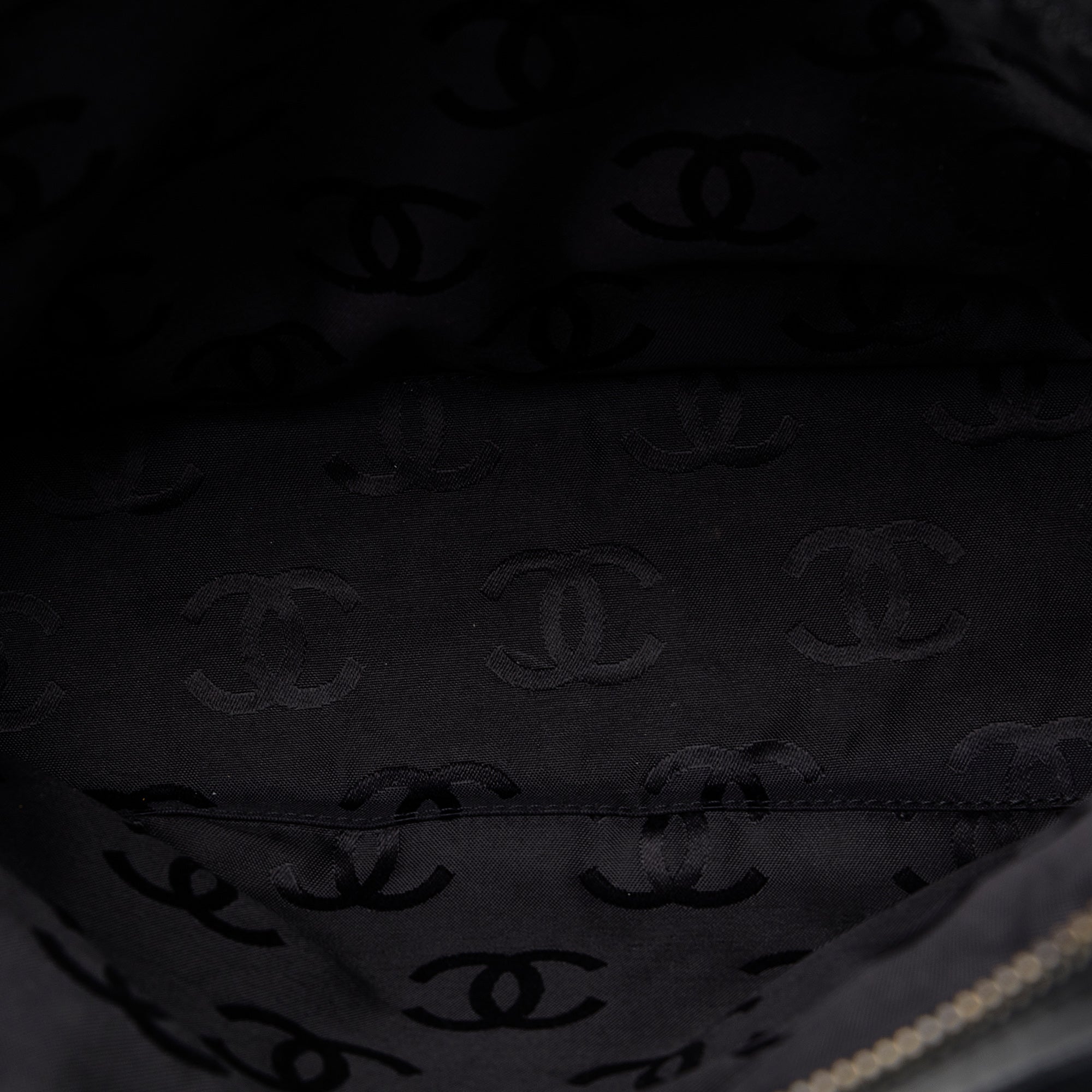Chanel Cotton Choco Bar Shoulder Bag