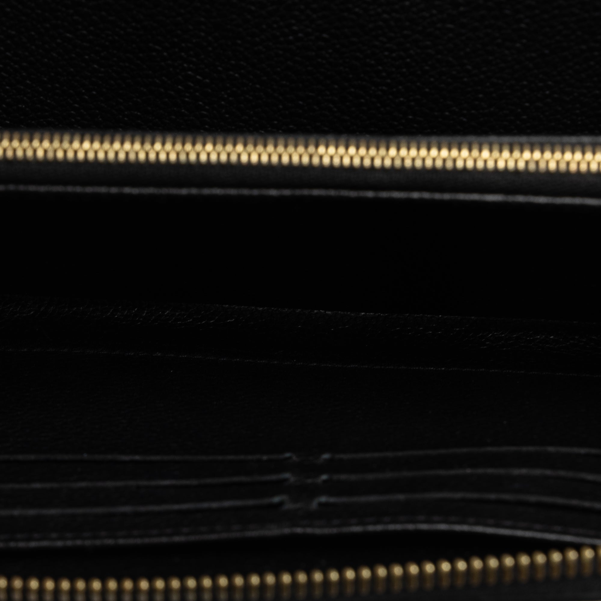 Black Louis Vuitton Monogram Empreinte Zippy Wallet
