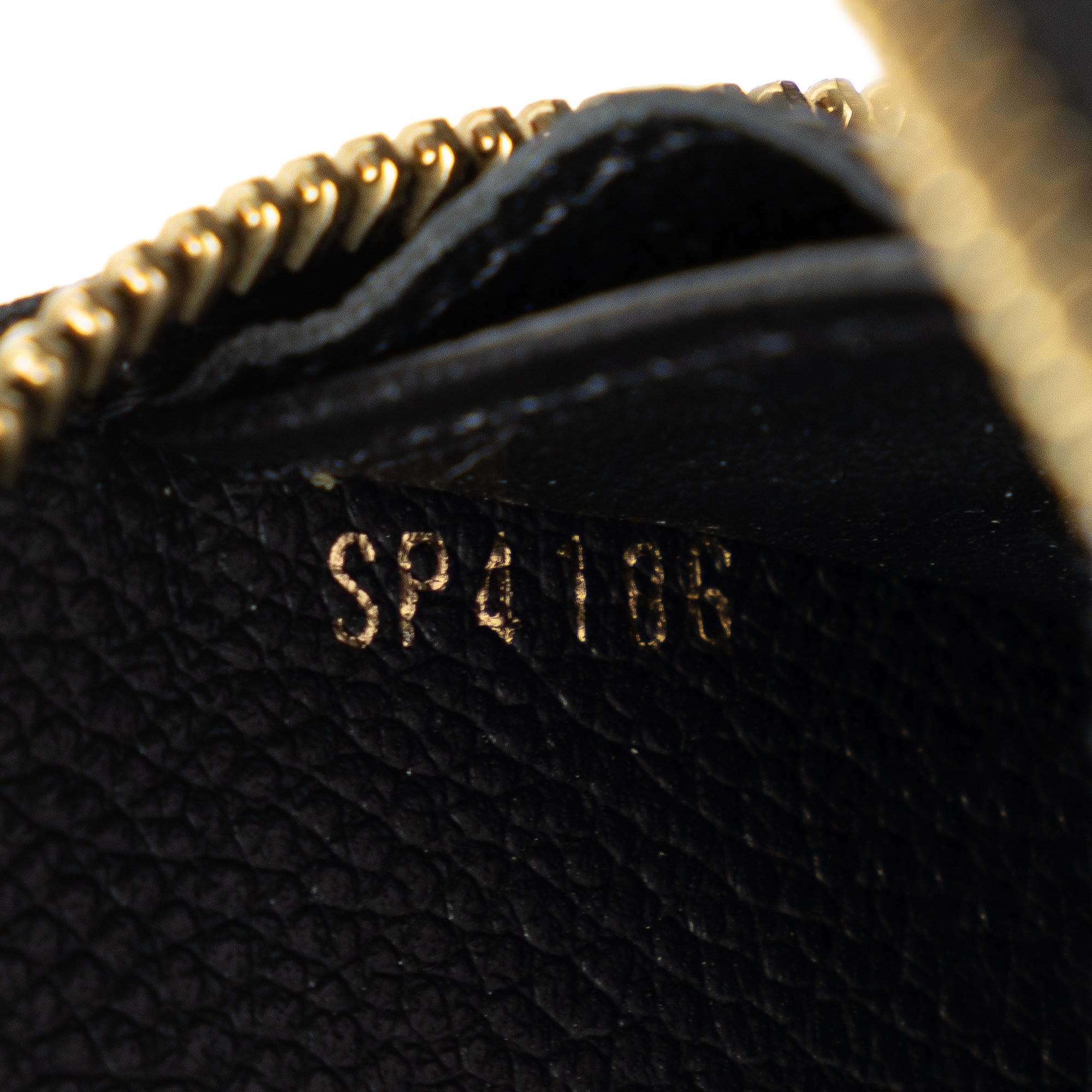 Black Louis Vuitton Monogram Empreinte Zippy Wallet