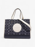 Coach Dempsey Carryall Denim / White Denim