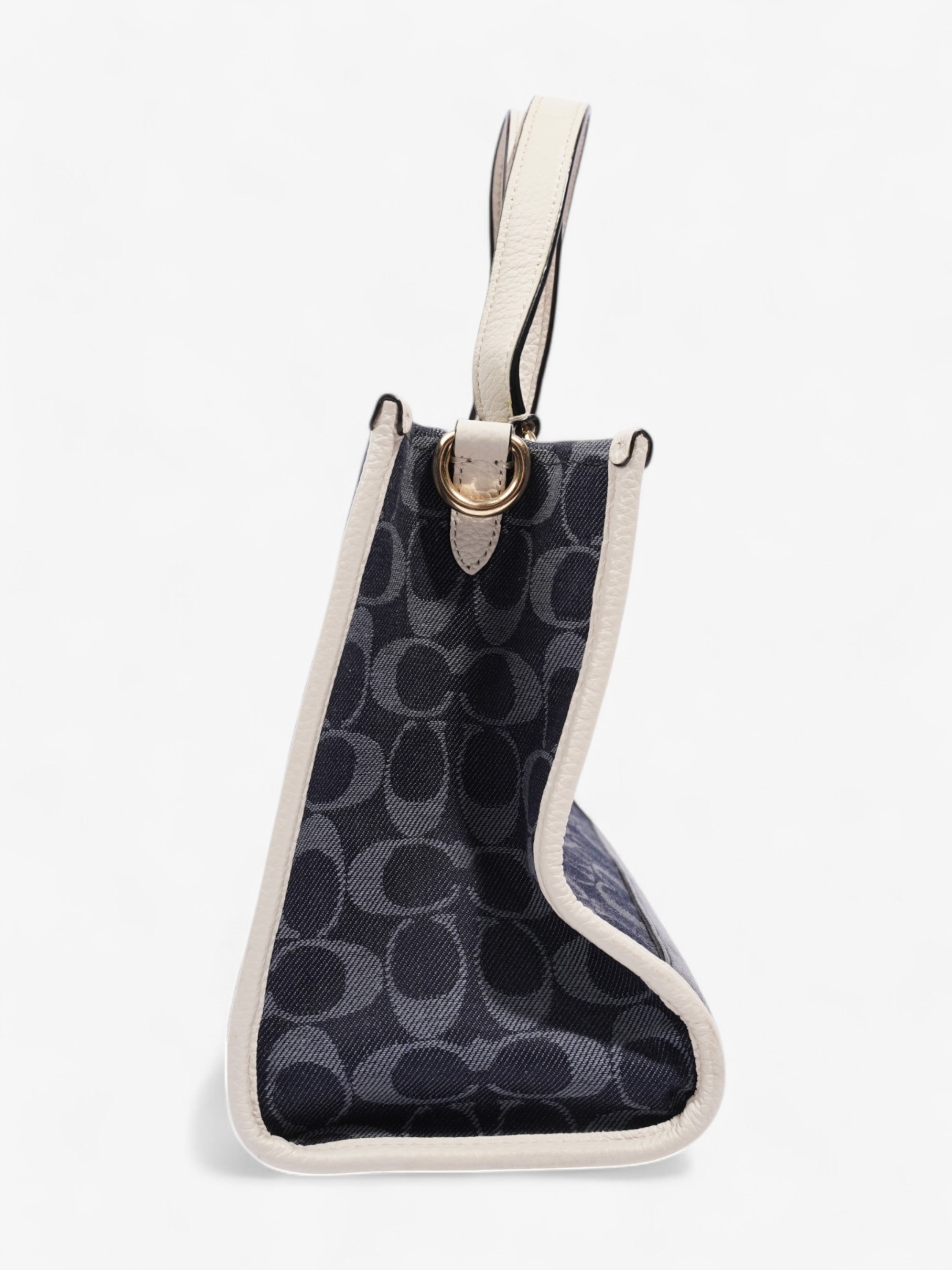 Coach Dempsey Carryall Denim / White Denim