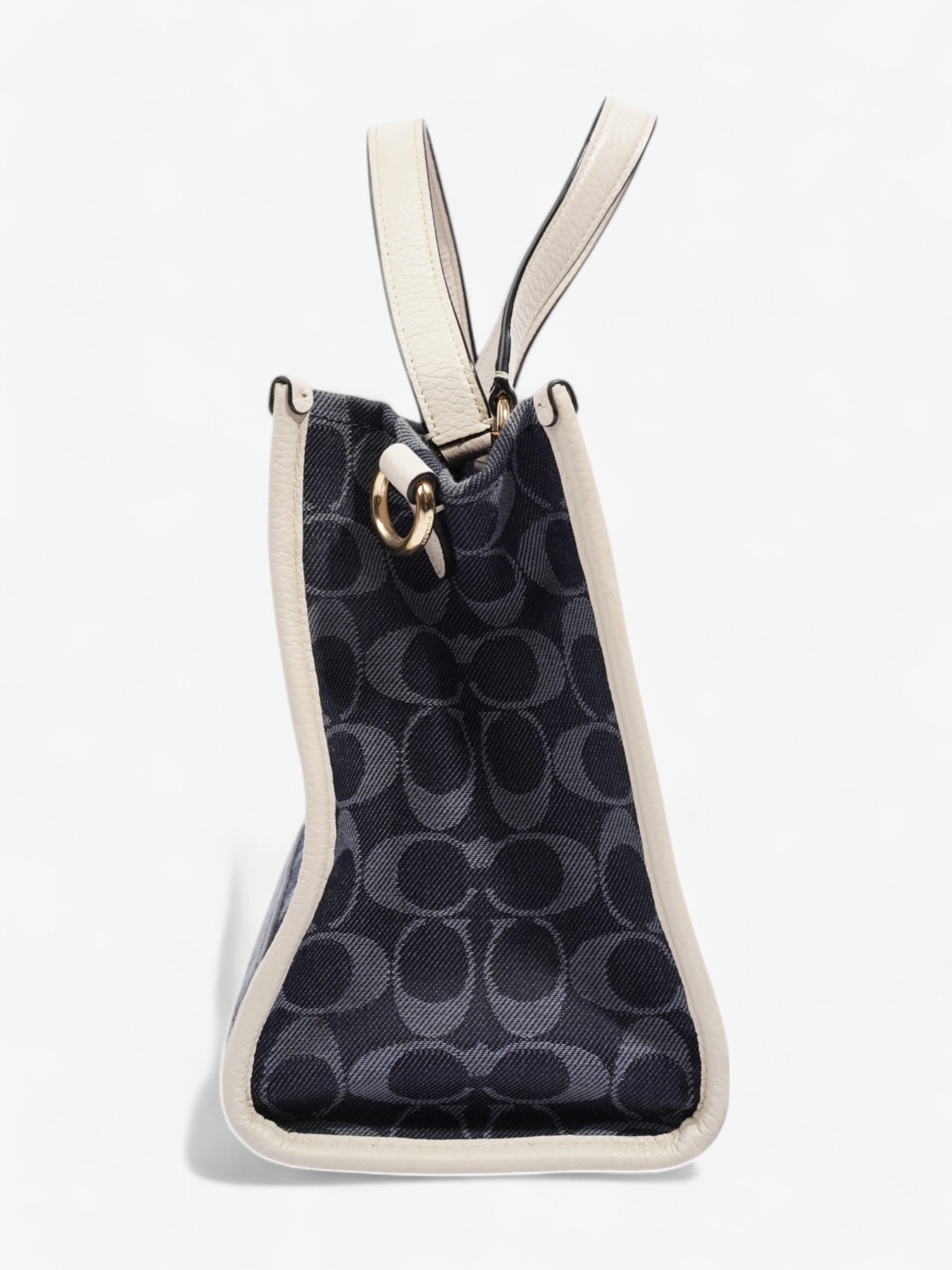 Coach Dempsey Carryall Denim / White Denim