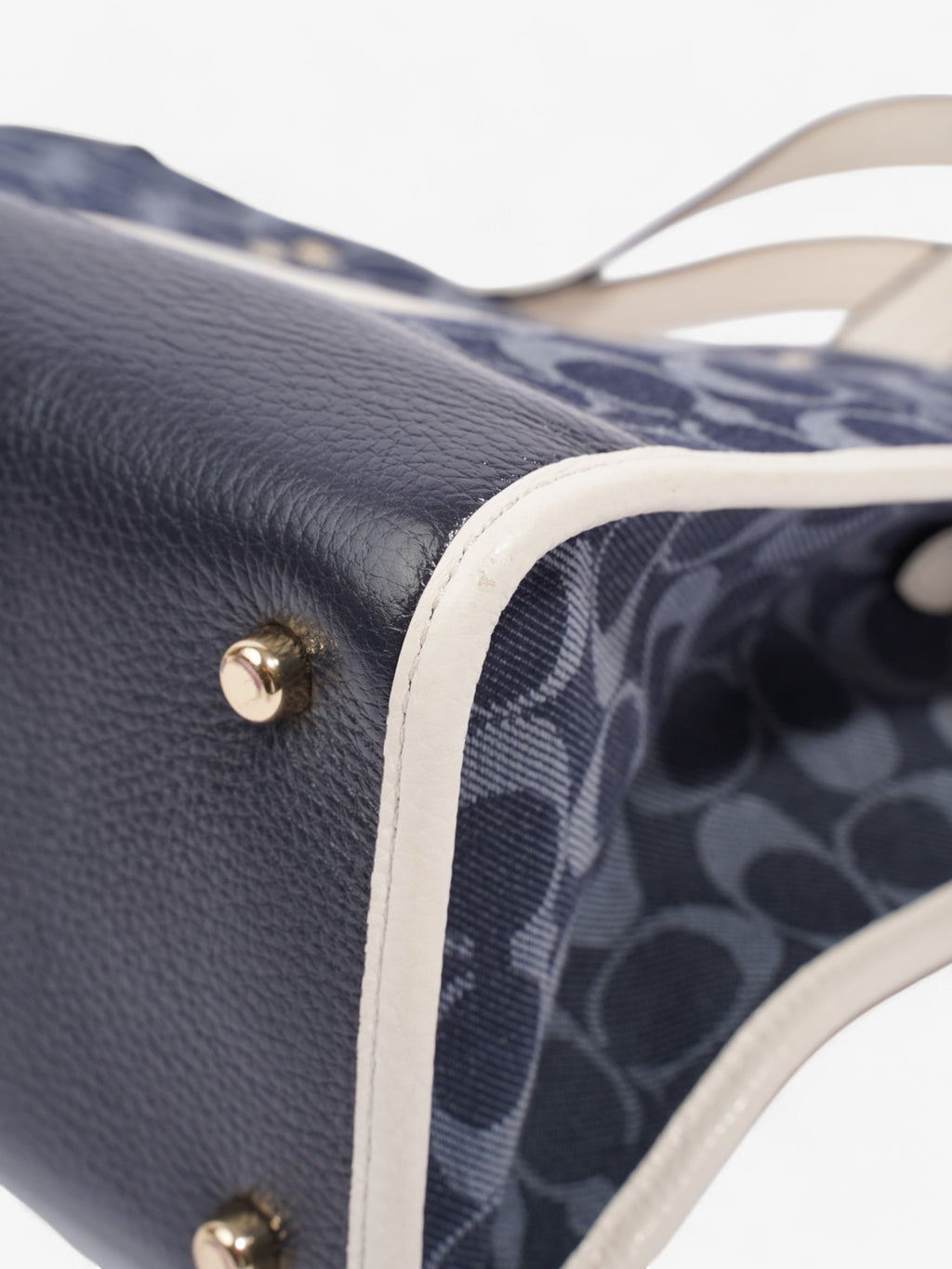Coach Dempsey Carryall Denim / White Denim