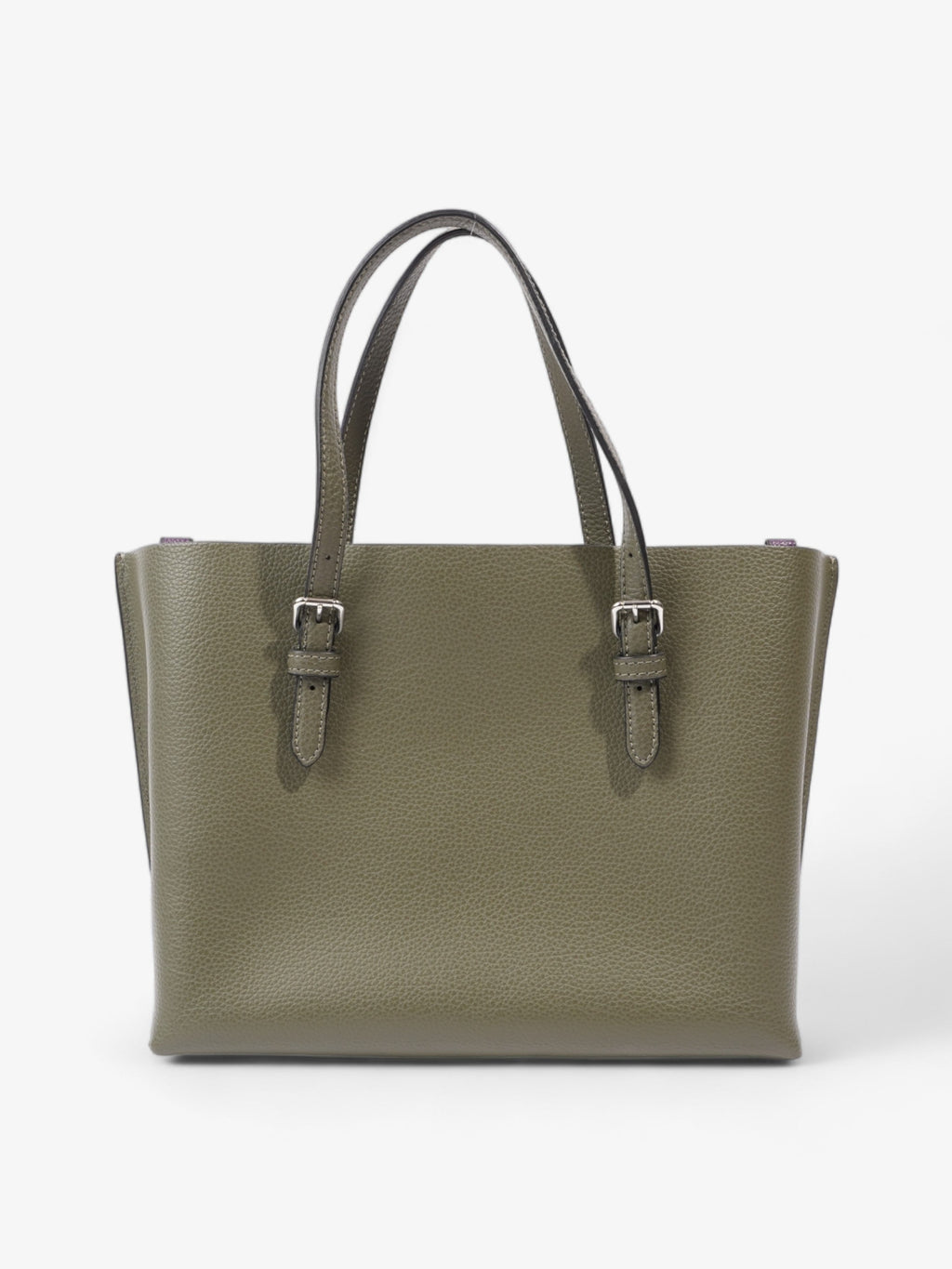 Coach Mollie Tote Bag 25 Olive Green Leather