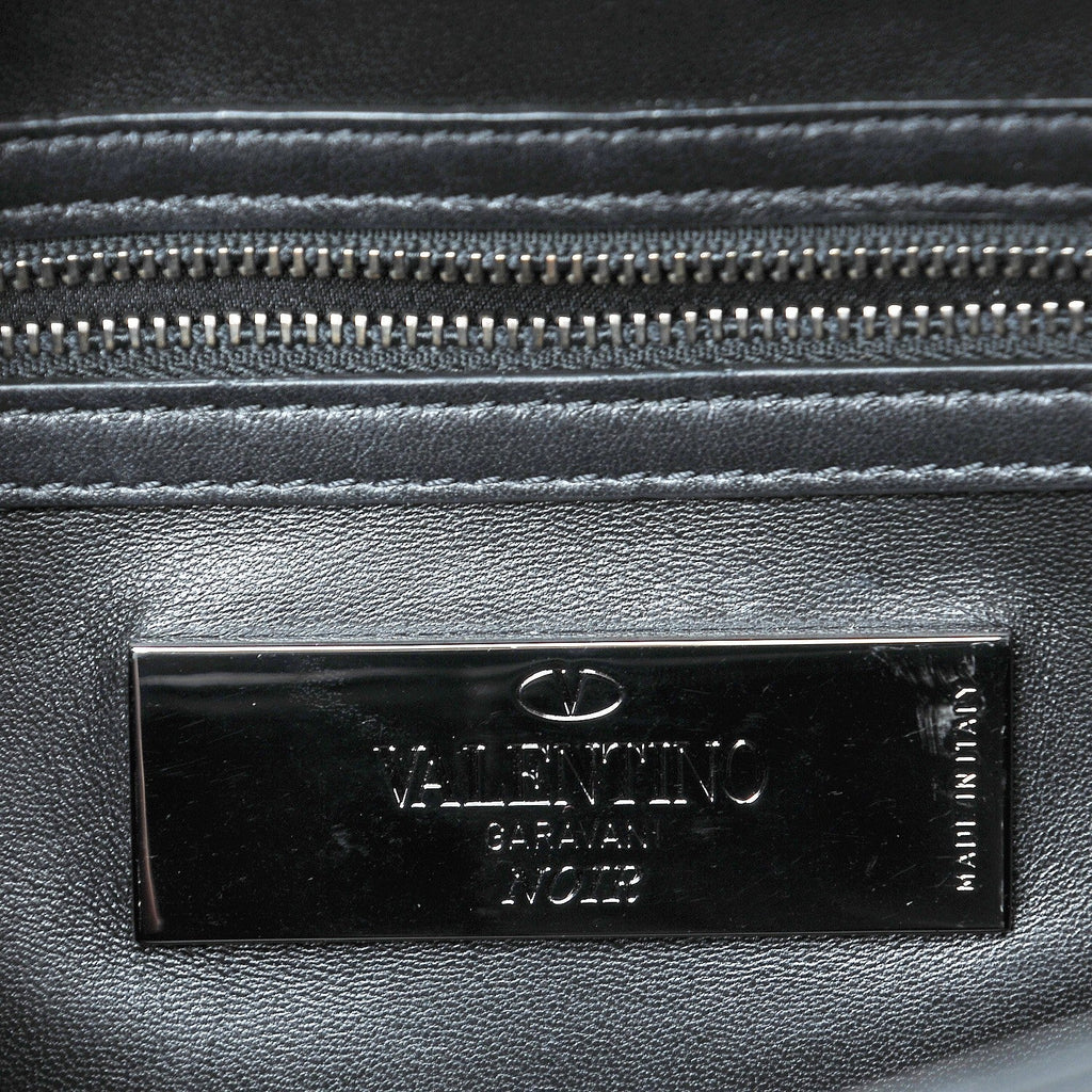 VALENTINO GARAVANI VITELLO GLAM CALFSKIN ROCKSTUD FLAP BAG