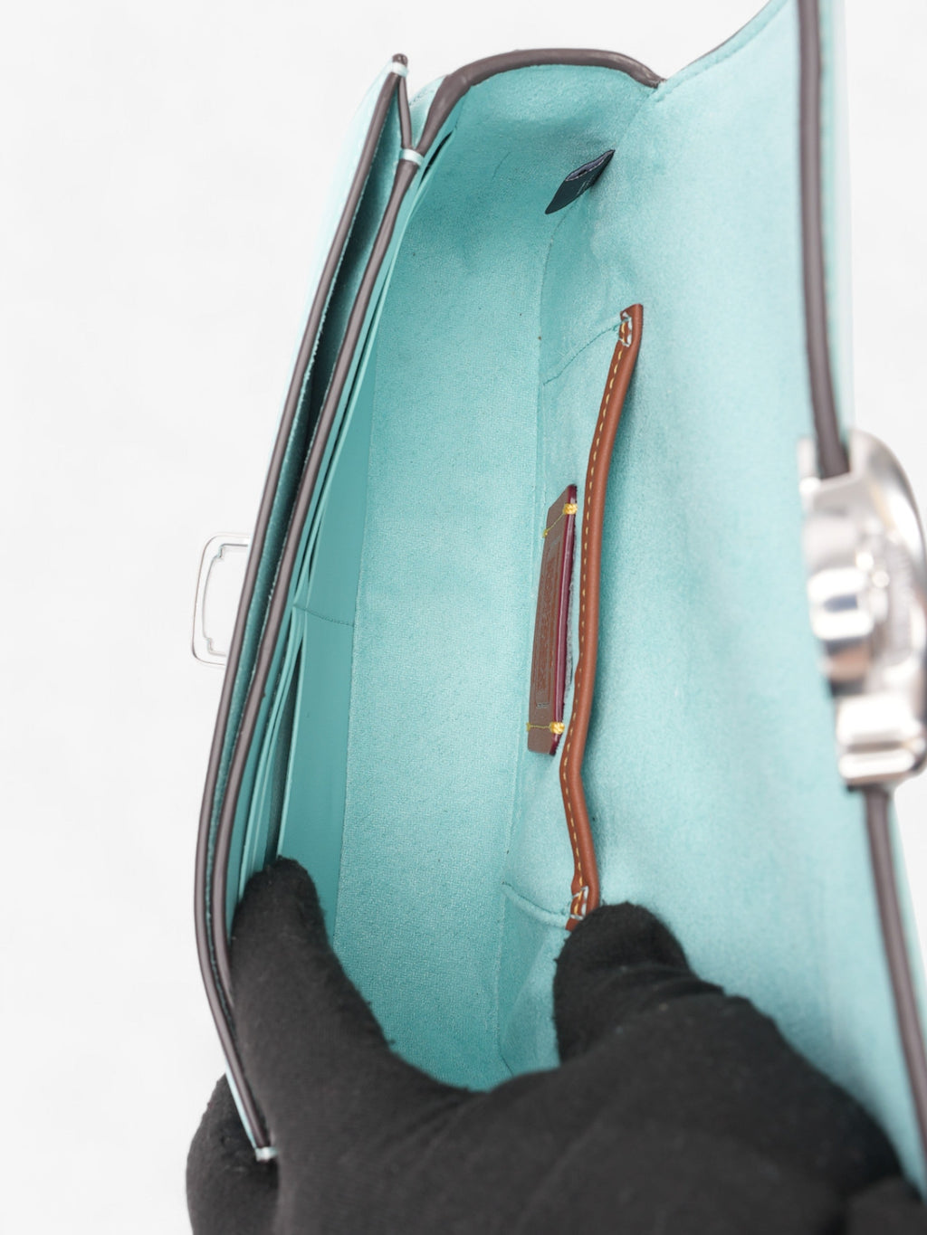 Coach Studio Baguette Turquoise Blue  Leather