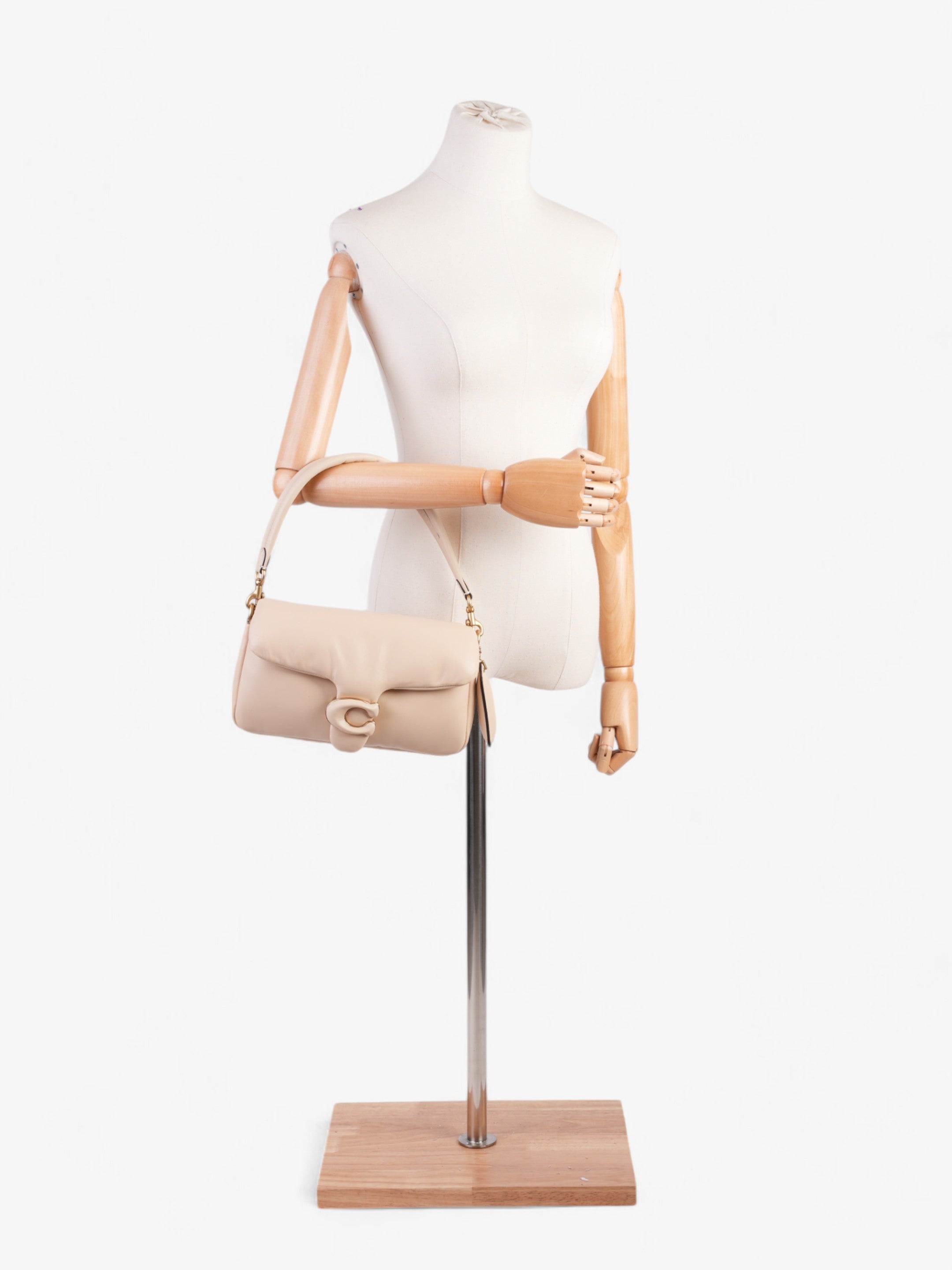 Coach Pillow Tabby Cream Nappa Leather 26