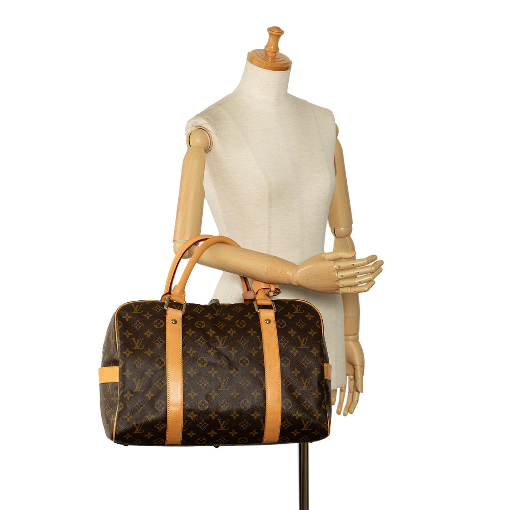 Brown Louis Vuitton Monogram Carryall Travel Bag