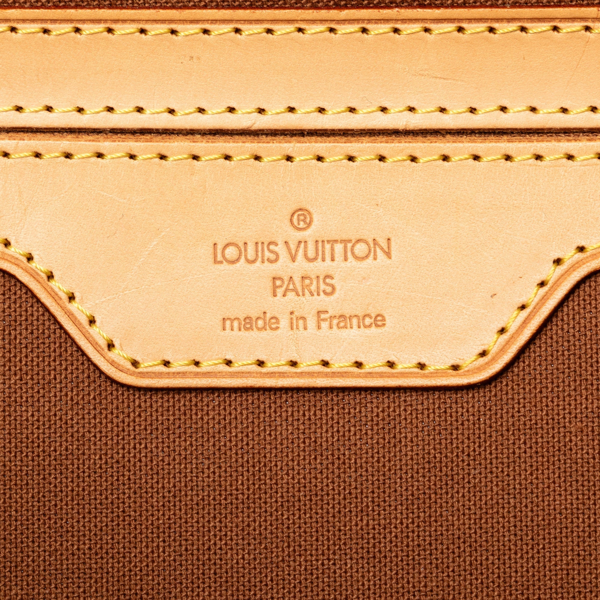 Brown Louis Vuitton Monogram Carryall Travel Bag