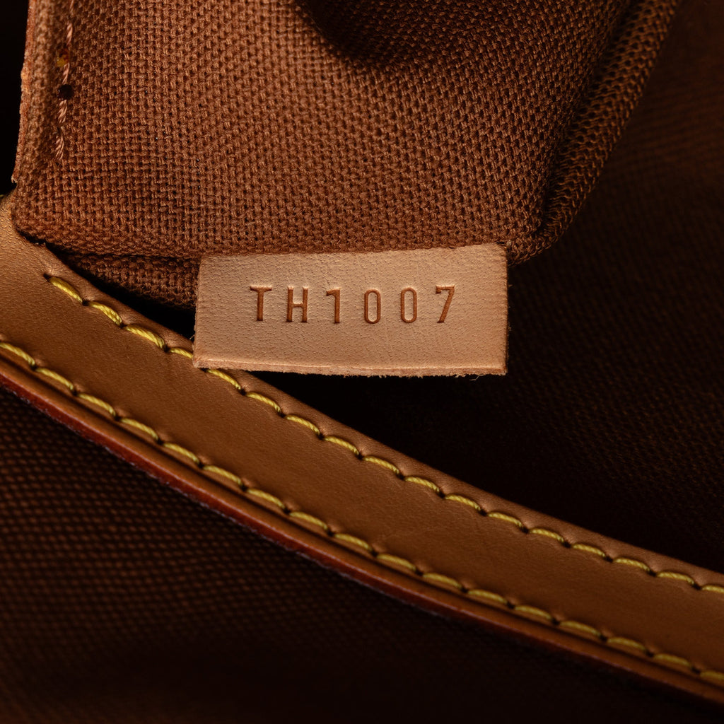 Brown Louis Vuitton Monogram Carryall Travel Bag