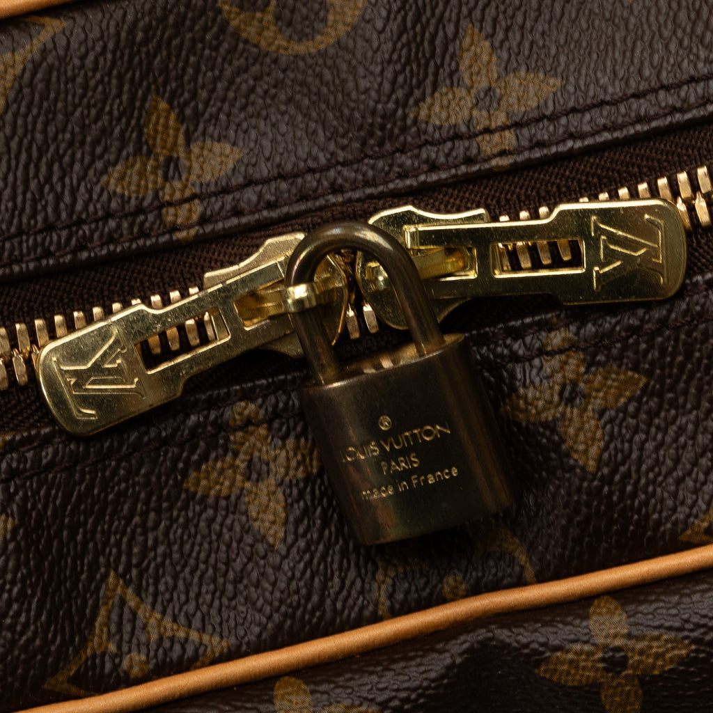 Brown Louis Vuitton Monogram Carryall Travel Bag
