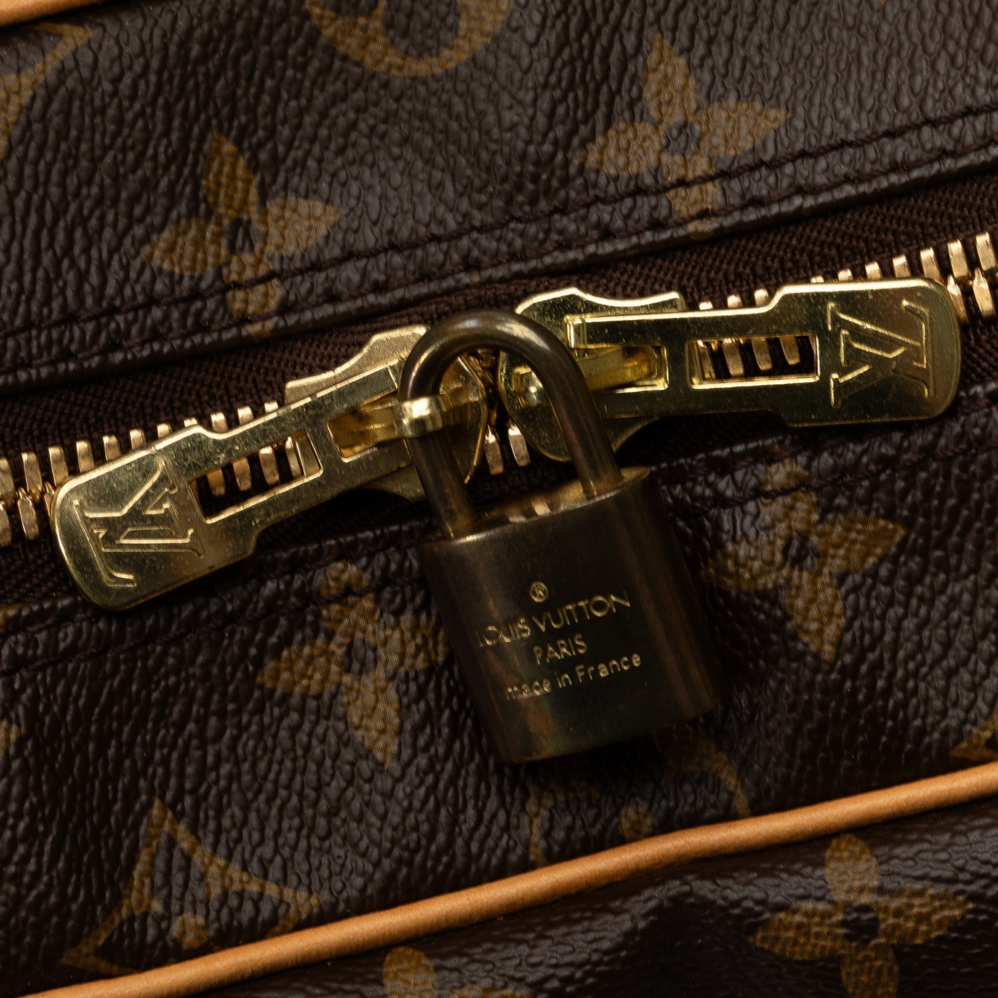 Brown Louis Vuitton Monogram Carryall Travel Bag