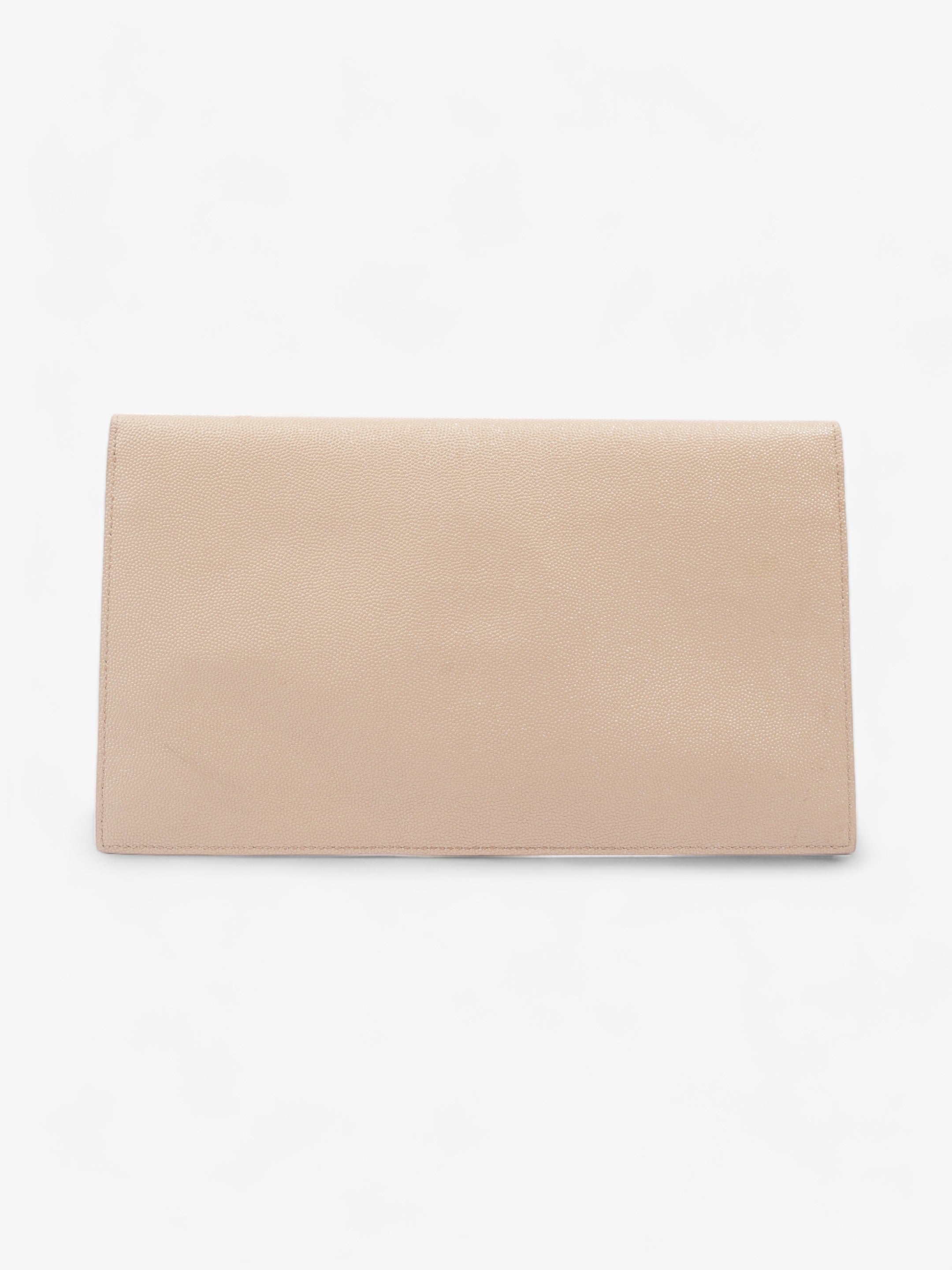 Saint Laurent Uptown Pouch Dark Beige Calfskin Leather