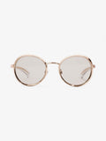 Chanel Round Sunglasses Gold Acetate 125mm